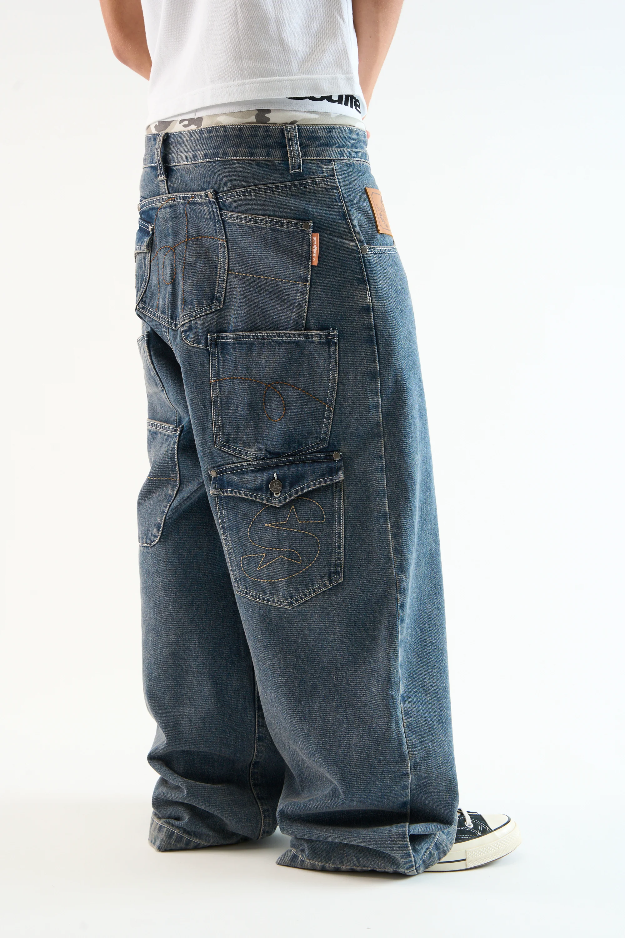 7Pocket Blue Pants - Image 5