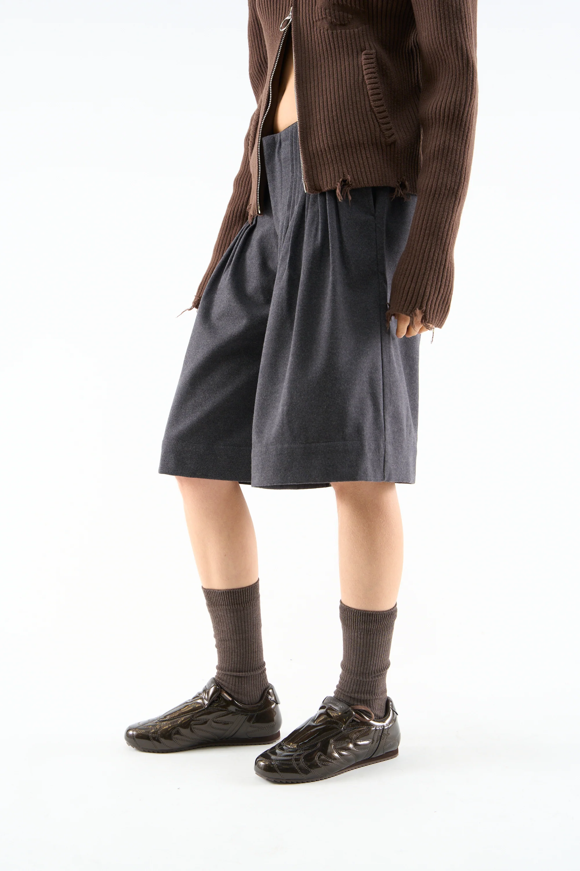 Accordion Grey Jort - Image 7