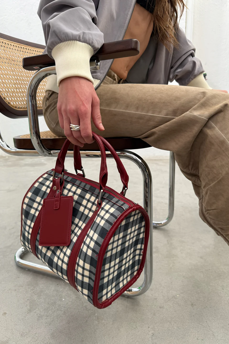 All In Red Mini Duffle Bag - Image 11