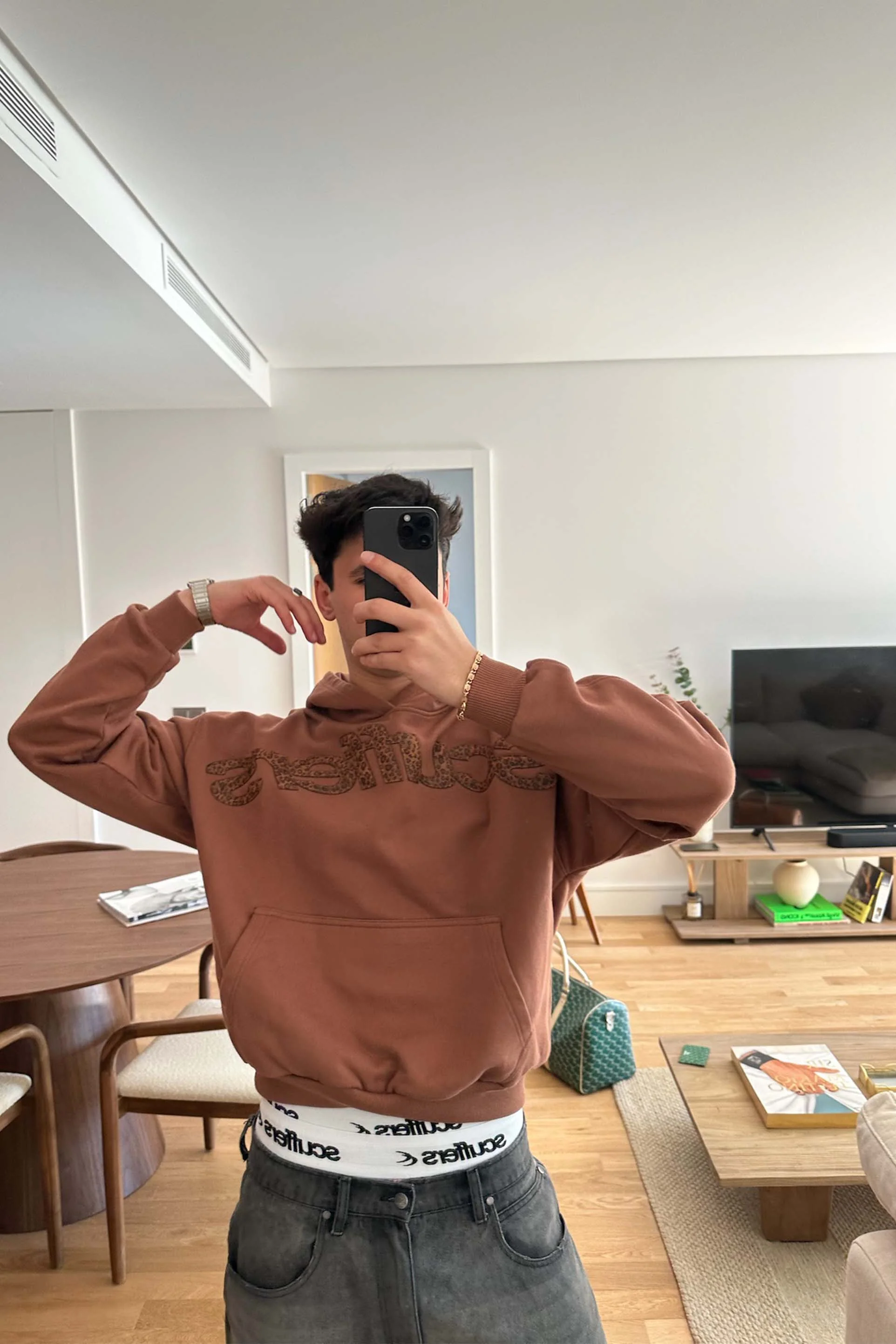 Animal Brown Hoodie - Image 4