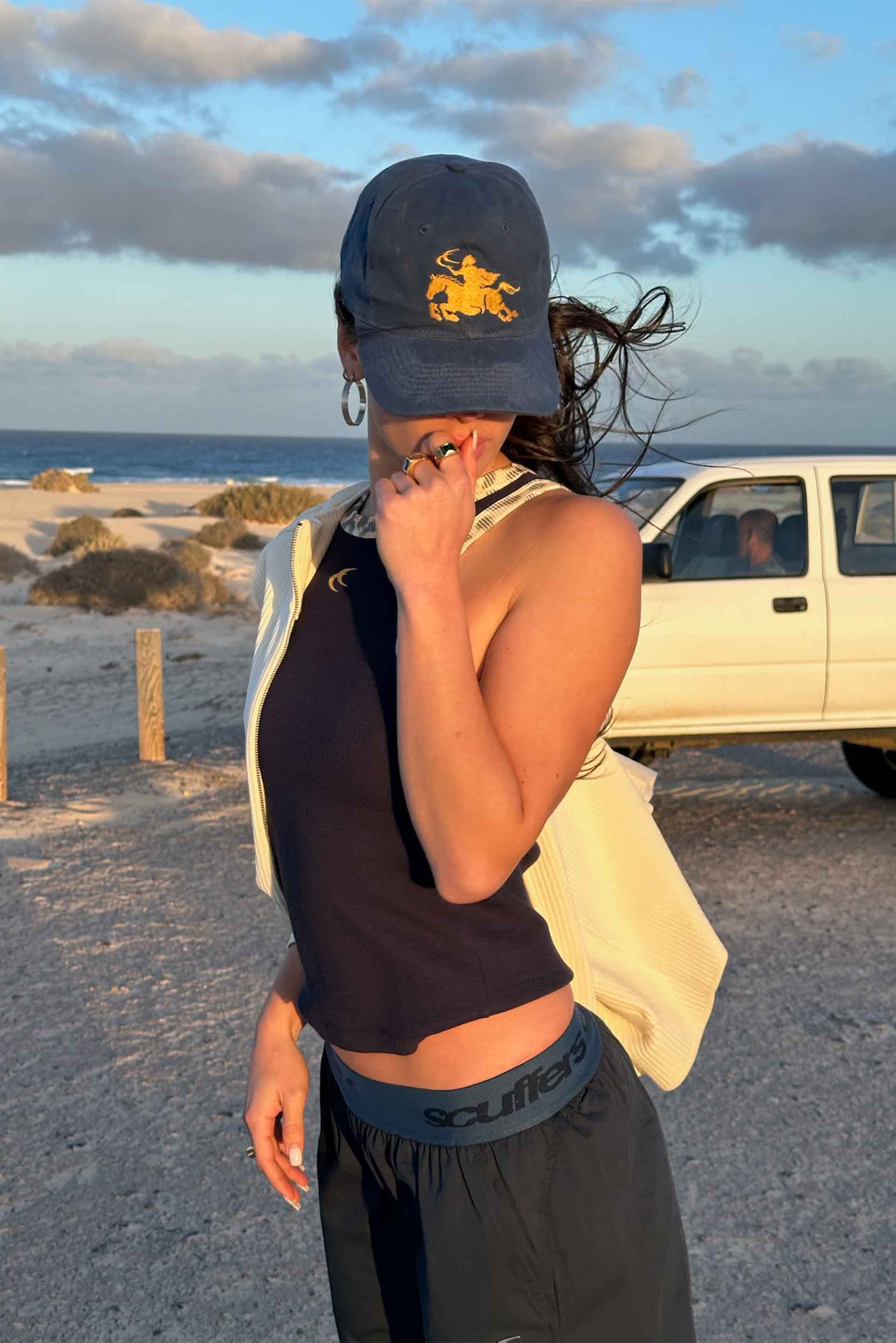 Animal Navy Waffle SCFF Tank Top - Image 10