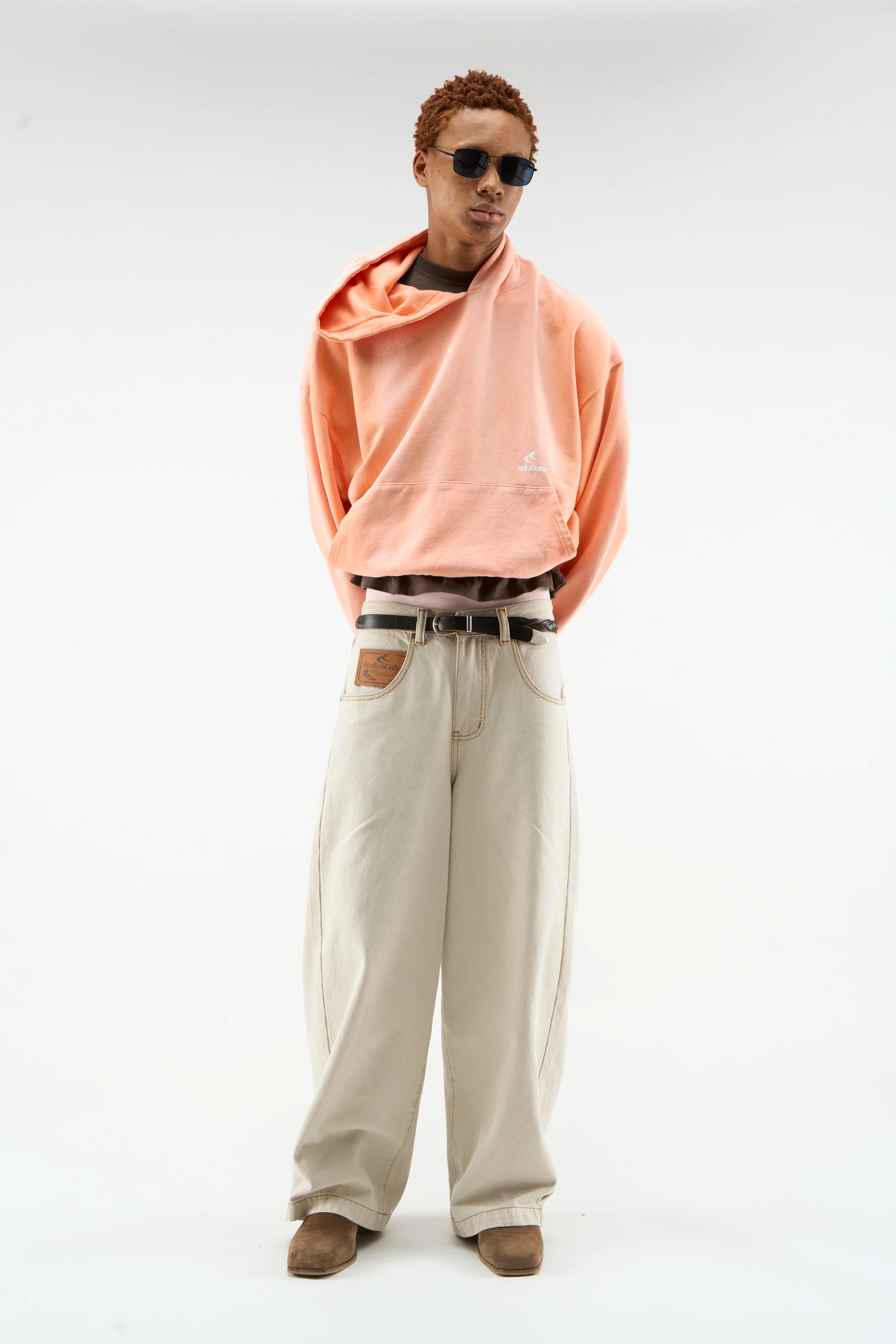 Atica Orange Hoodie - Image 2