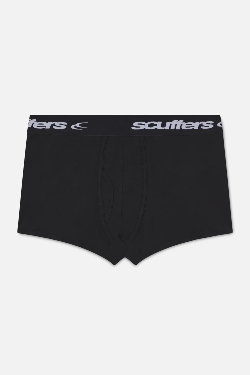 Basic Brief Black & White Boxers - Image 3