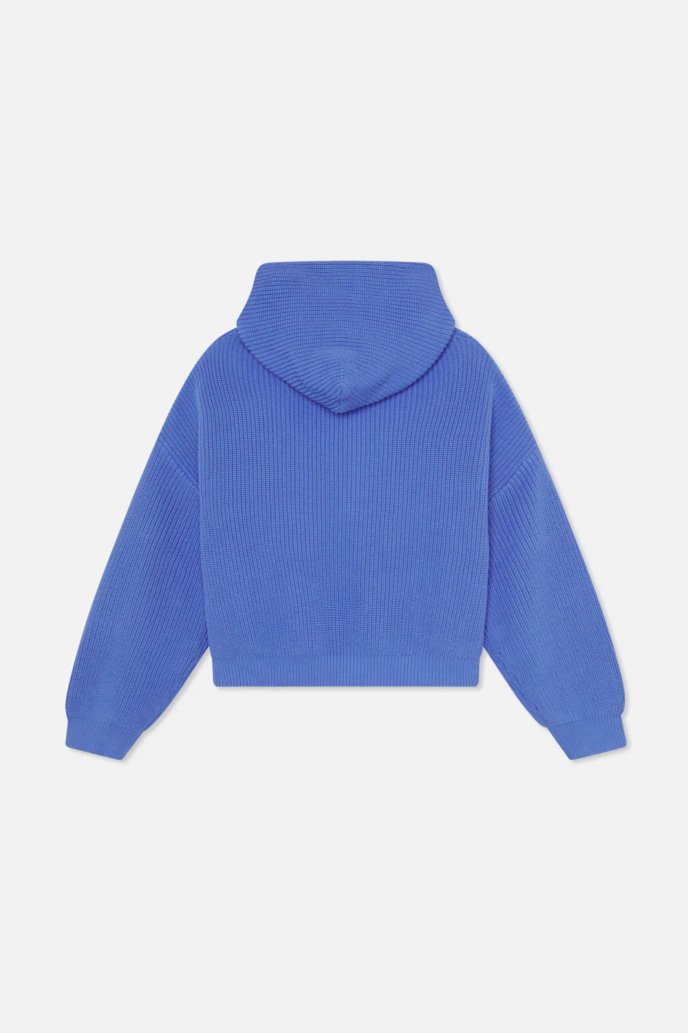 Bawdy Royal Blue Knit Hoodie - Image 5
