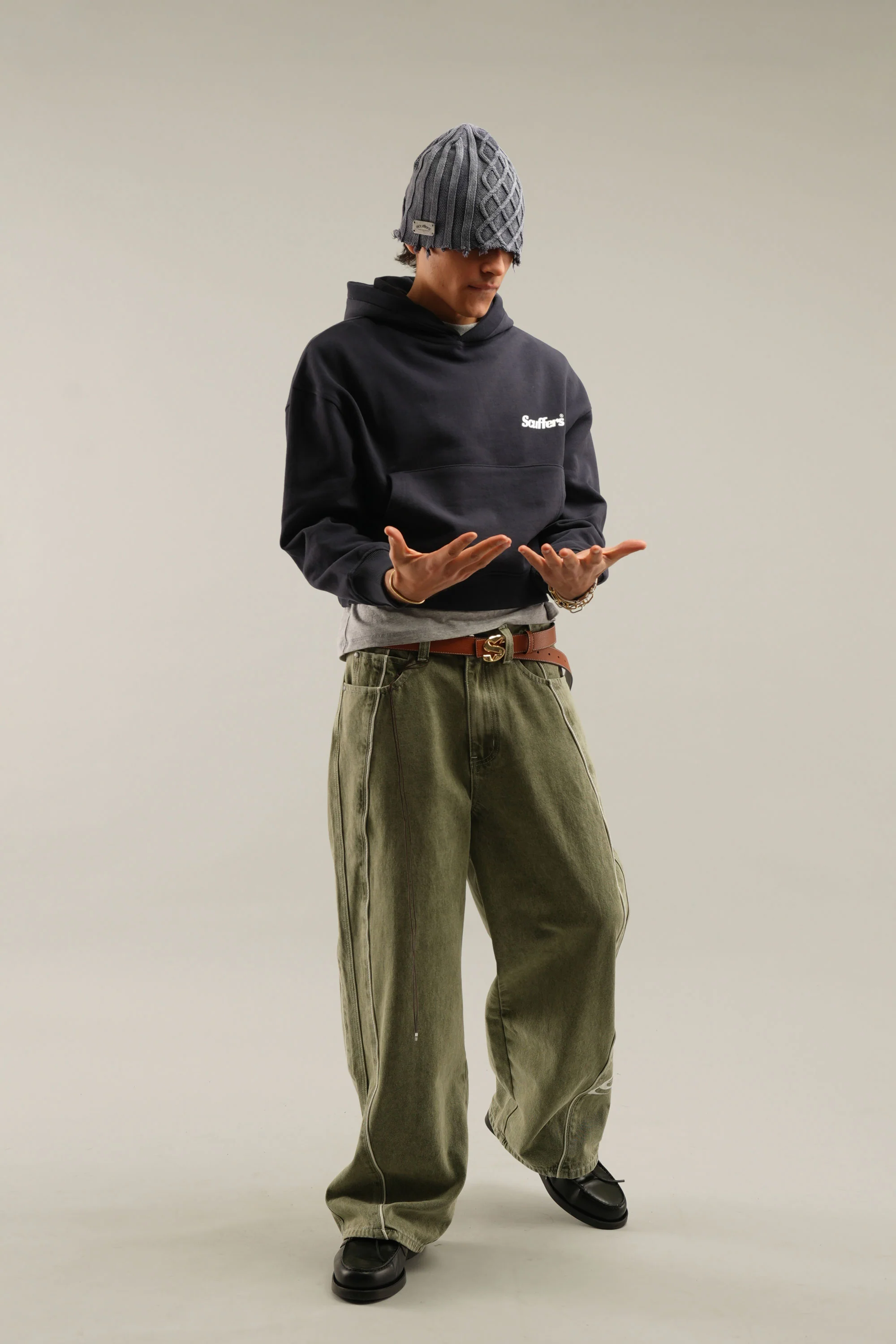 Belty Dark Hoodie - Image 2
