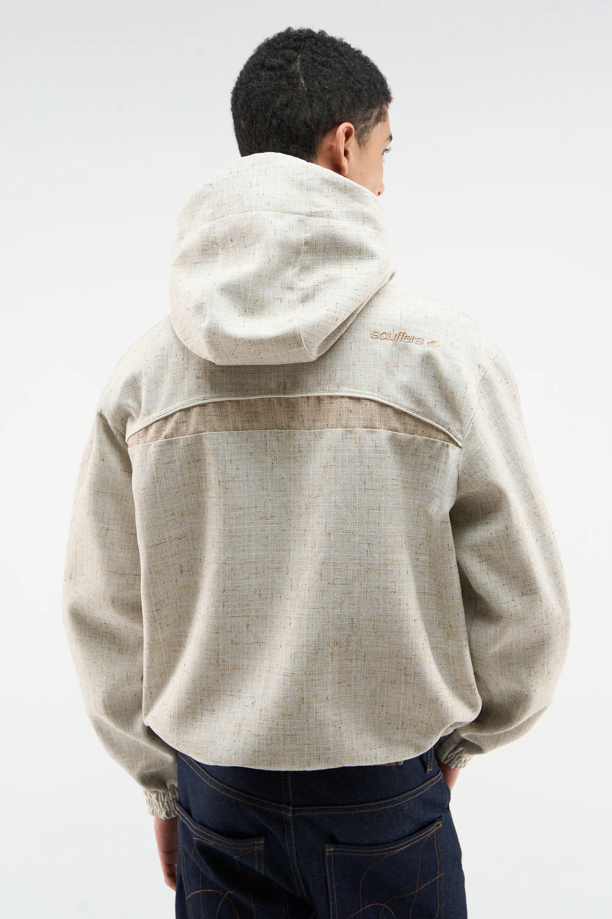 Boucle Essential Ecru Windbreaker - Image 4