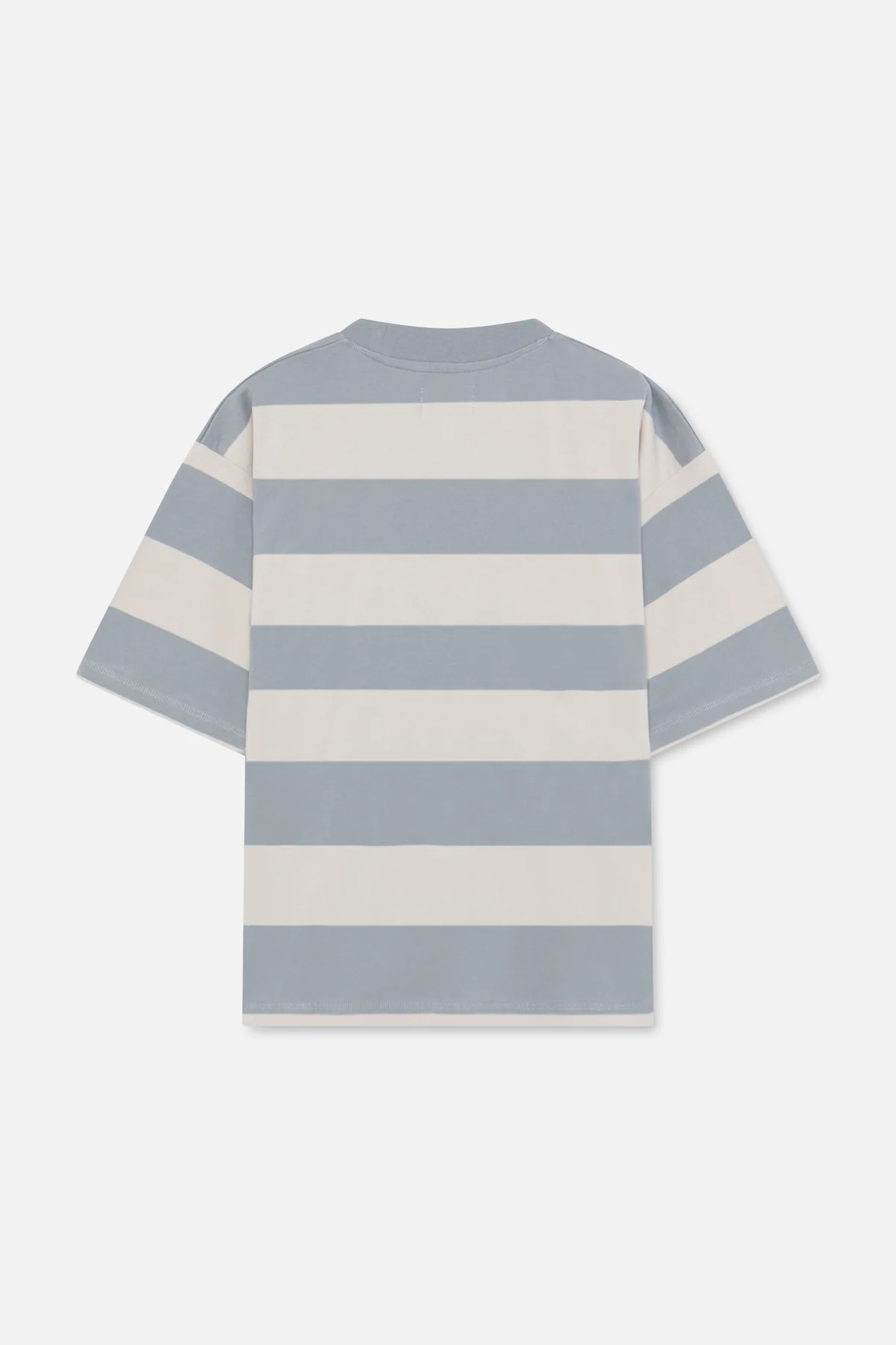 Boy Grey Striped T-Shirt - Image 3