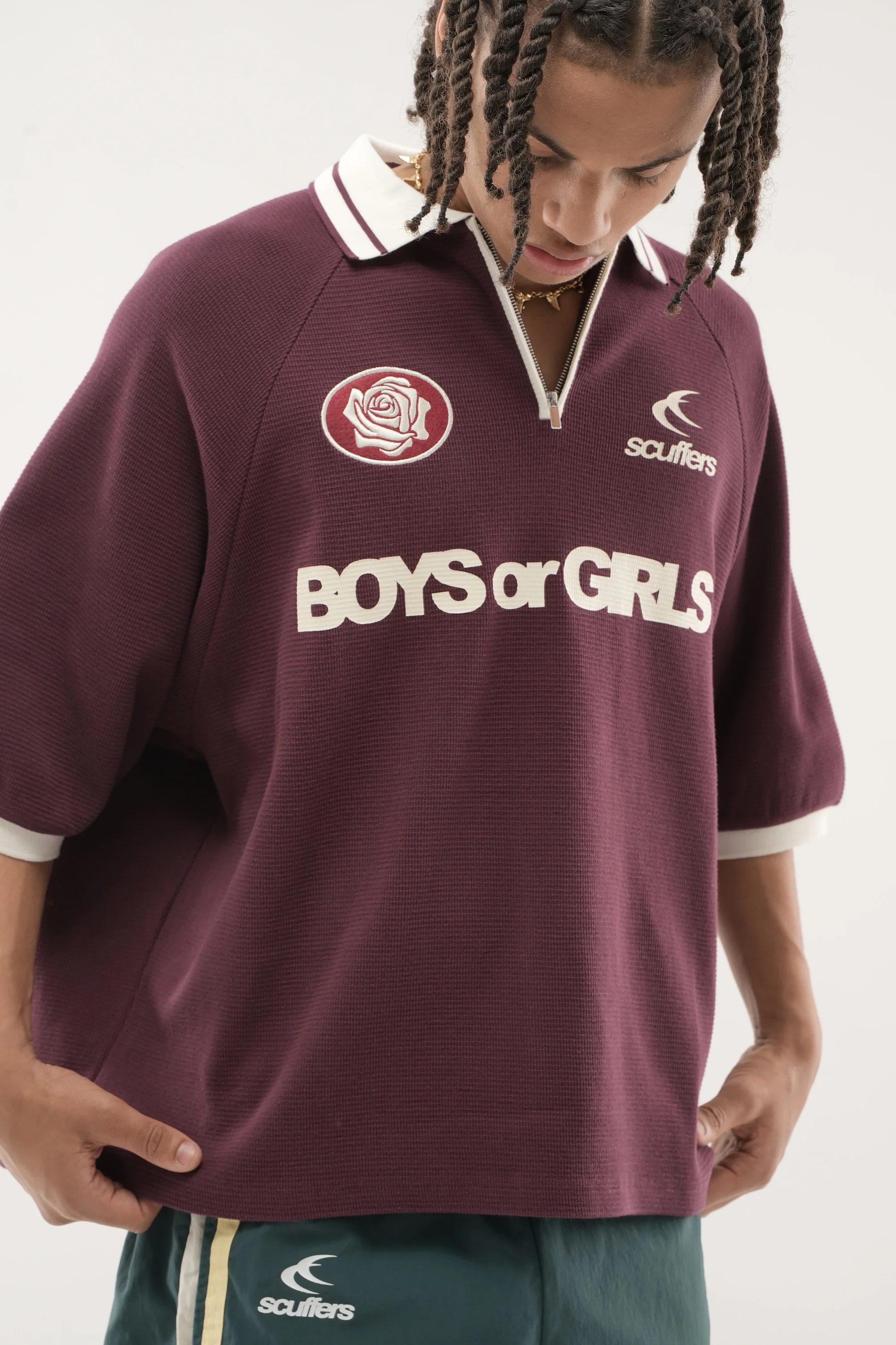 Boys or Girls Burgundy Polo - Image 7