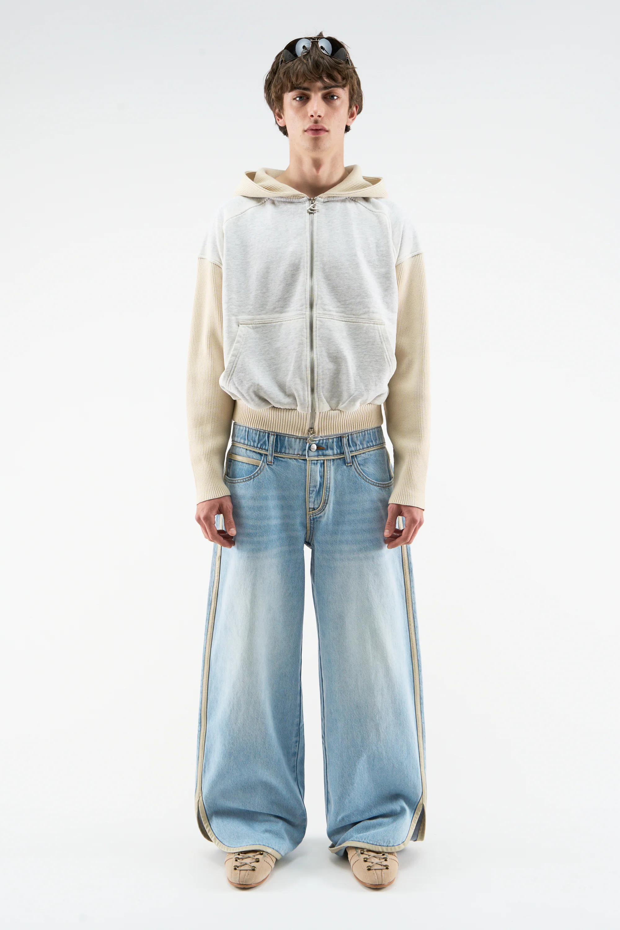 Brief Light Blue Pants - Image 2
