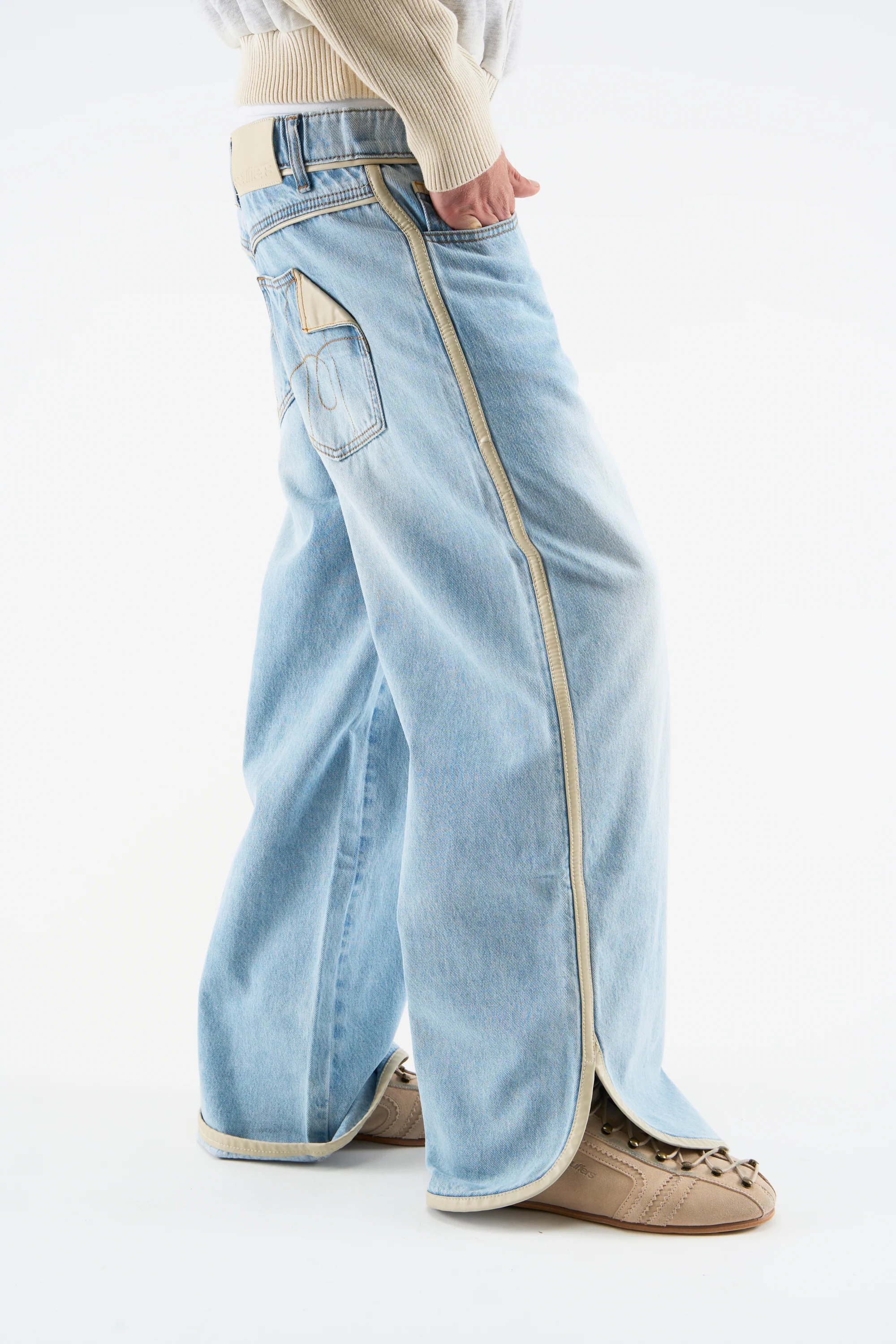 Brief Light Blue Pants - Image 4