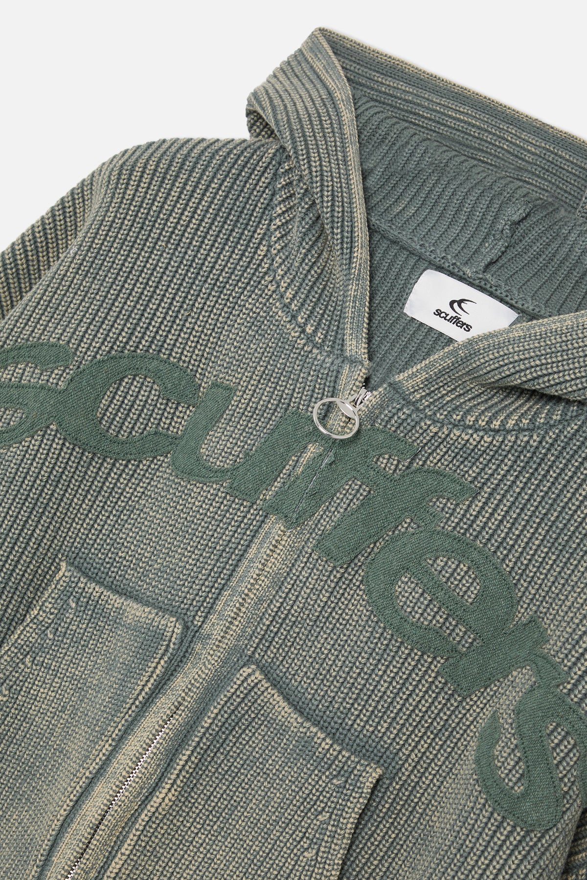 Buzz Dusty Green Knit Zipper - Image 10