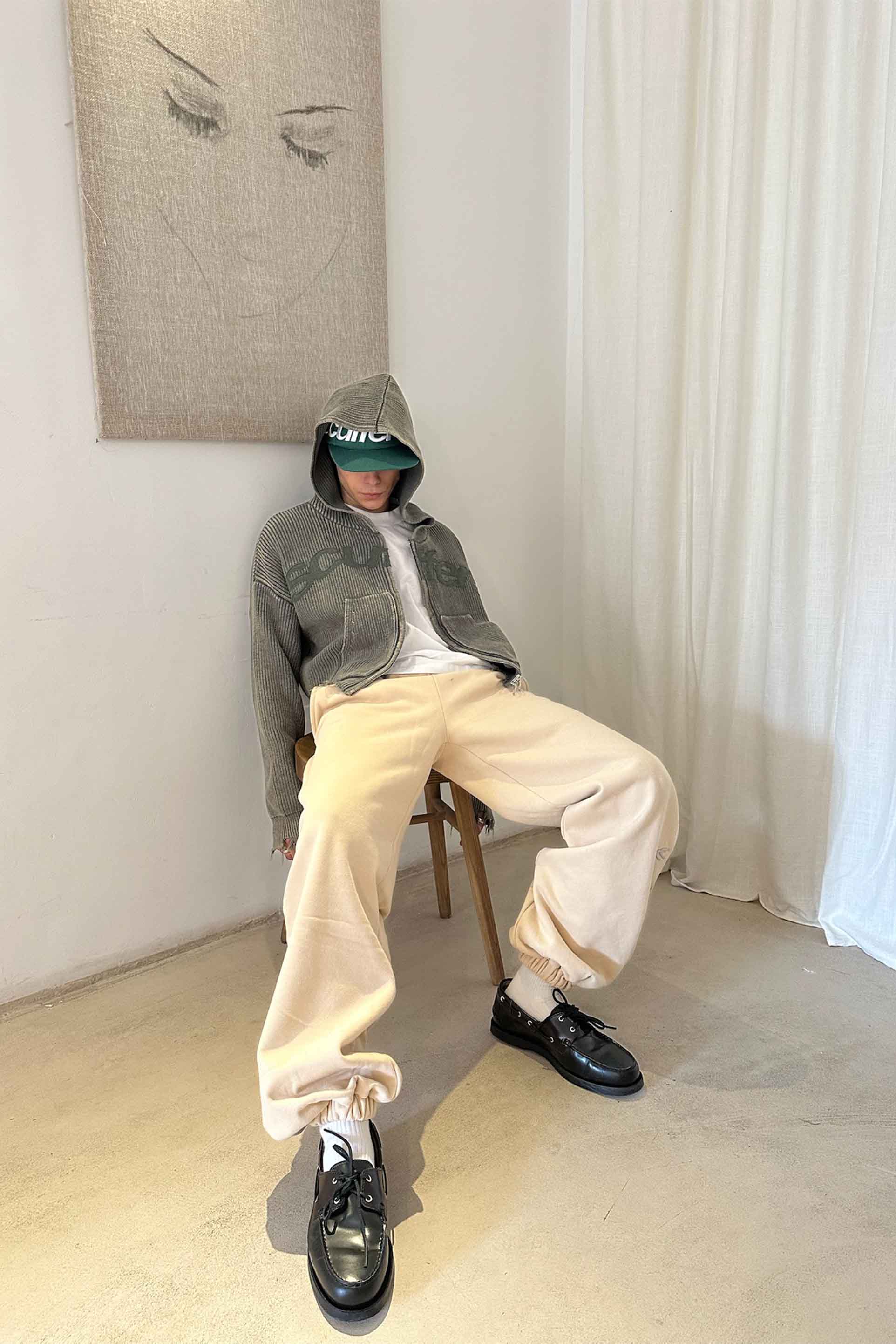 Buzz Dusty Green Knit Zipper - Image 9