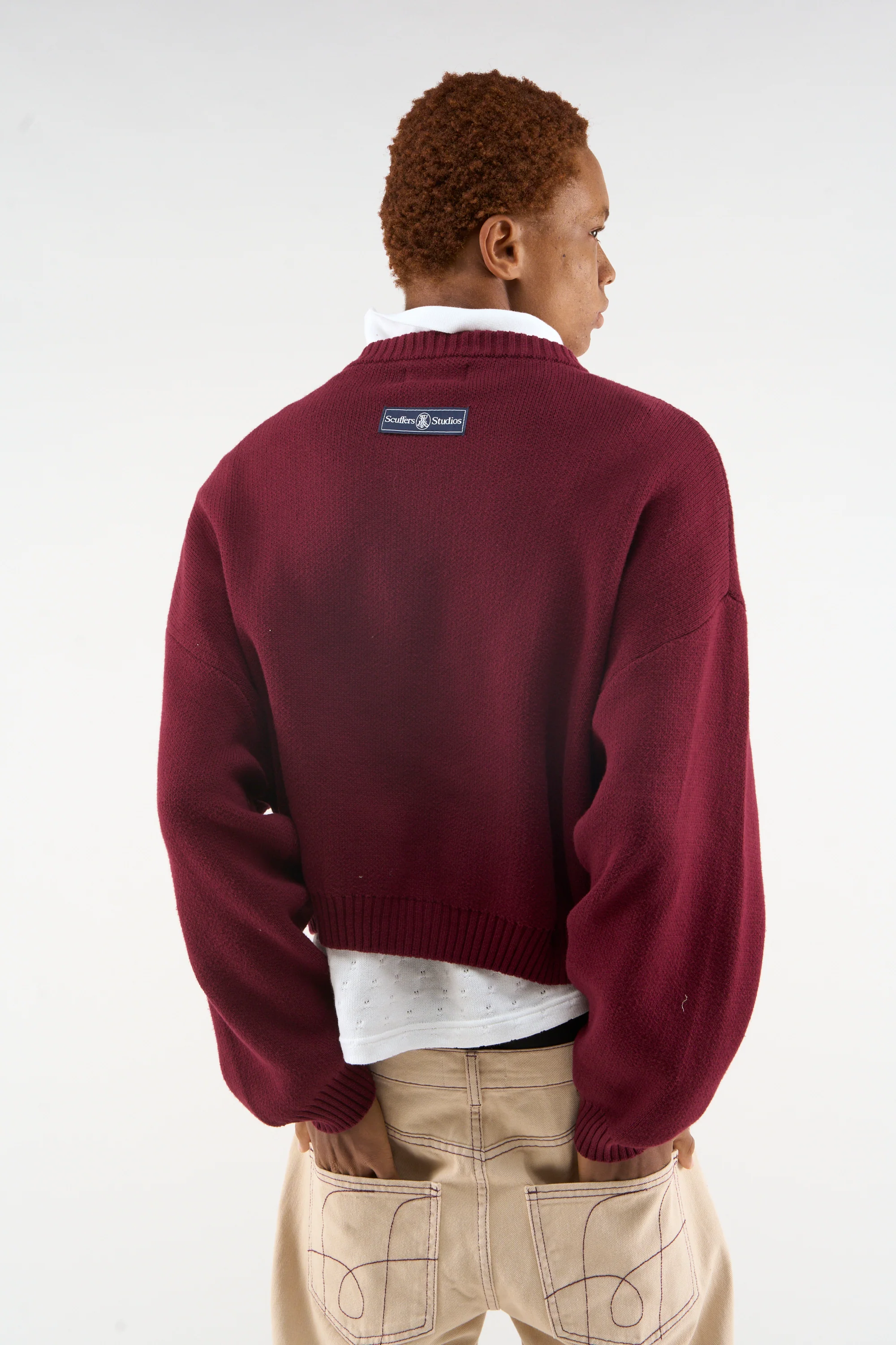 Caliente Burgundy Knit - Image 3
