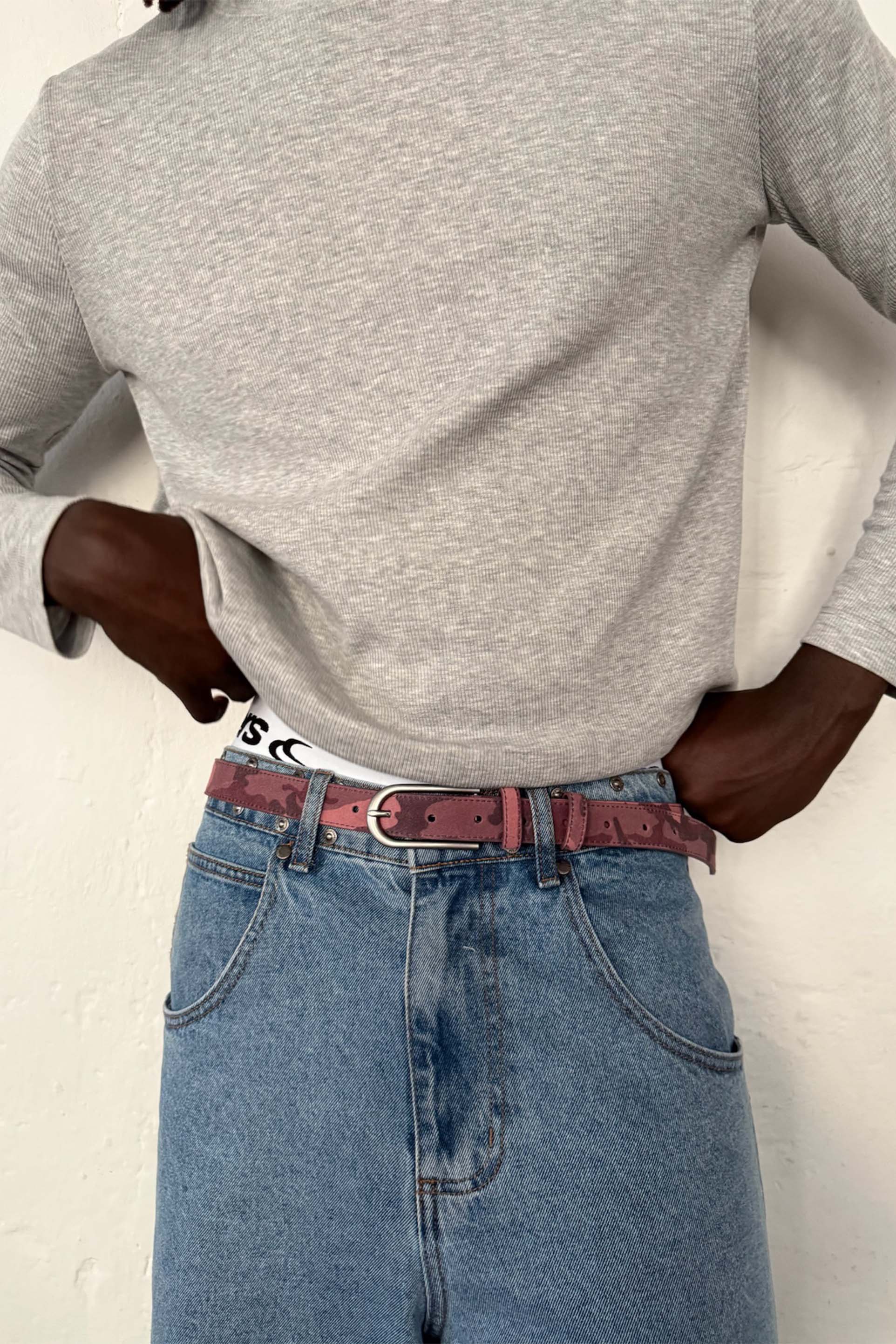 Camo Burgundy Belt - Image 2