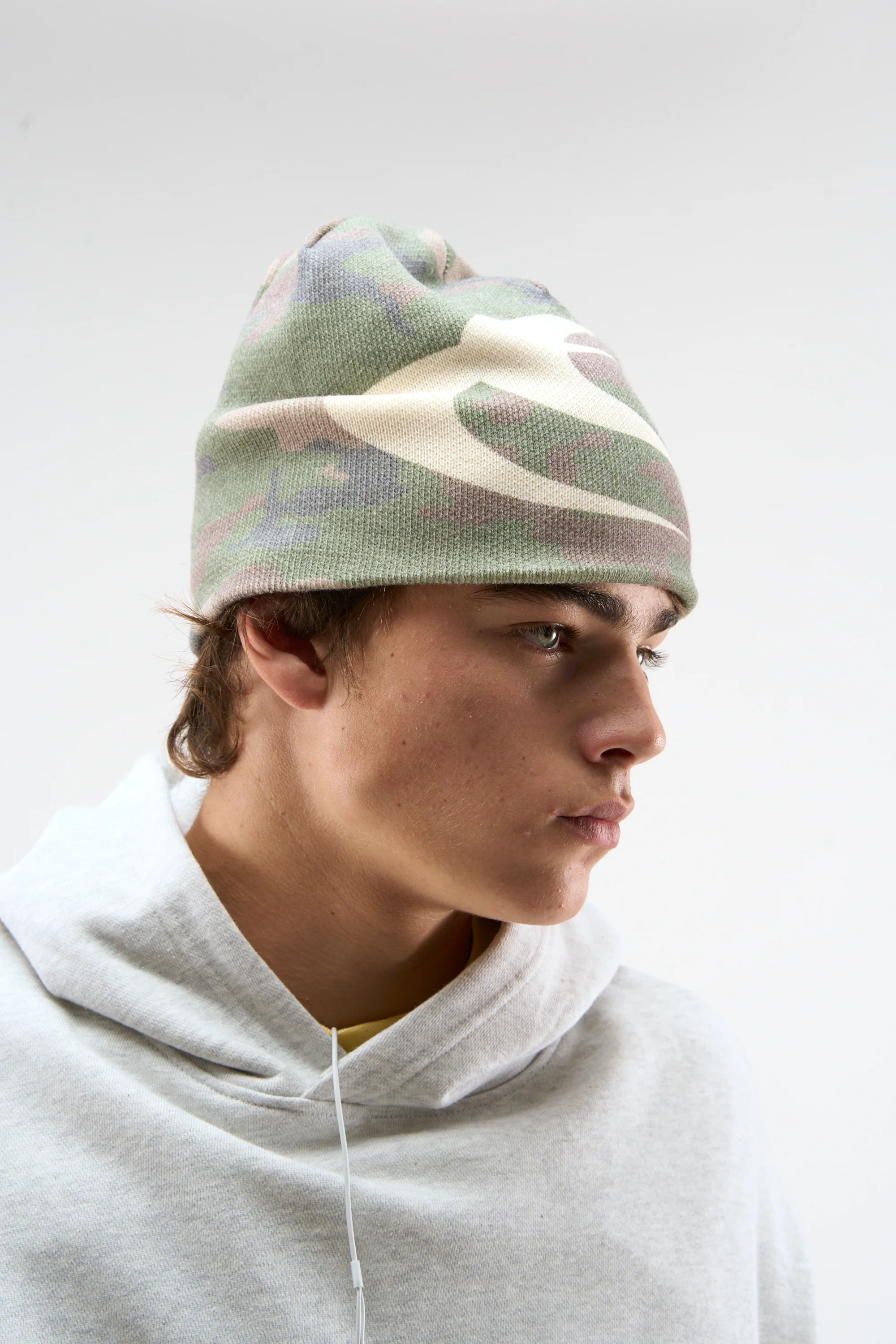 Camo Green Beanie - Image 2