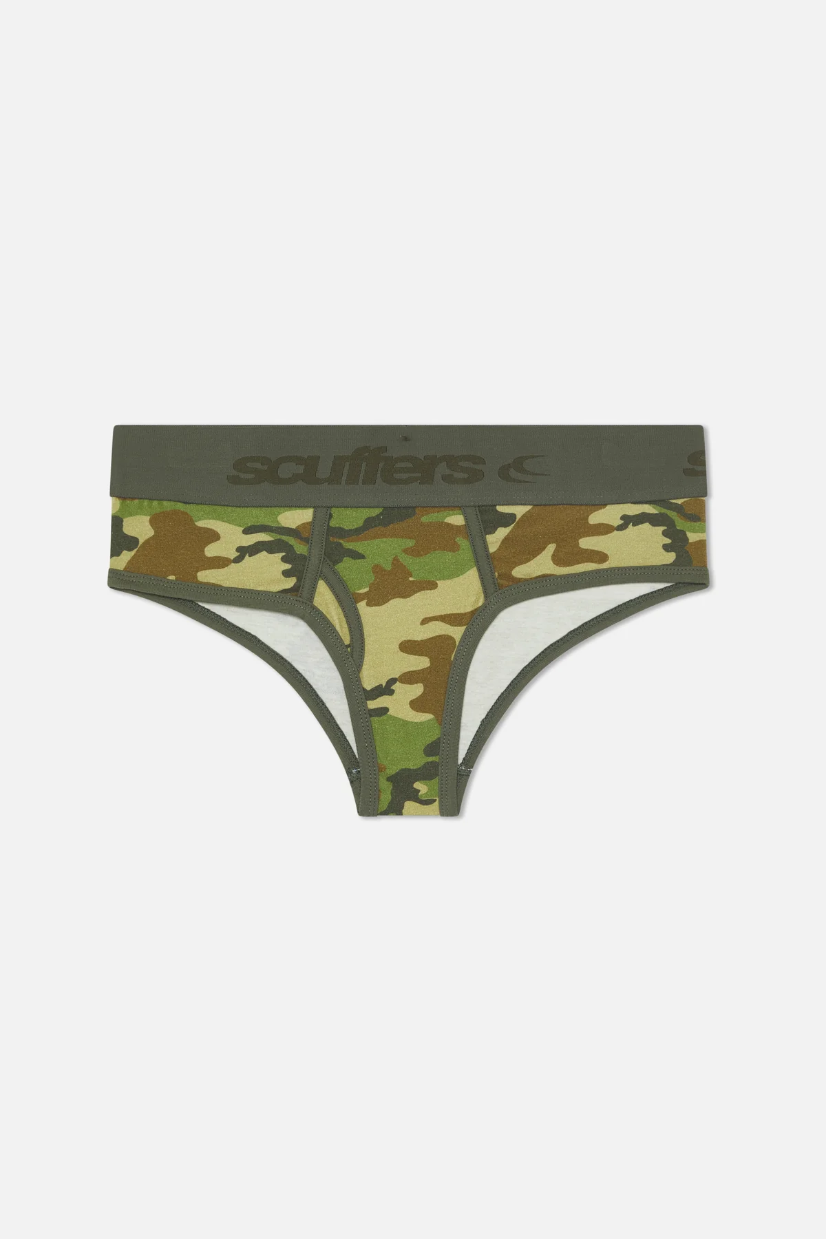 Camo Green & Grey Shorties - Image 3