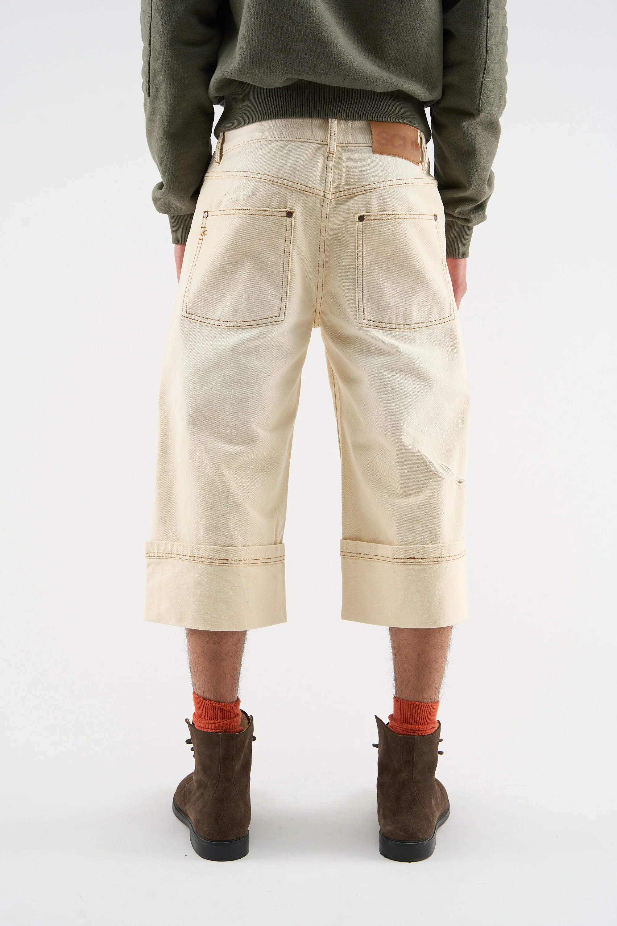 Capri Ecru Pants - Image 4