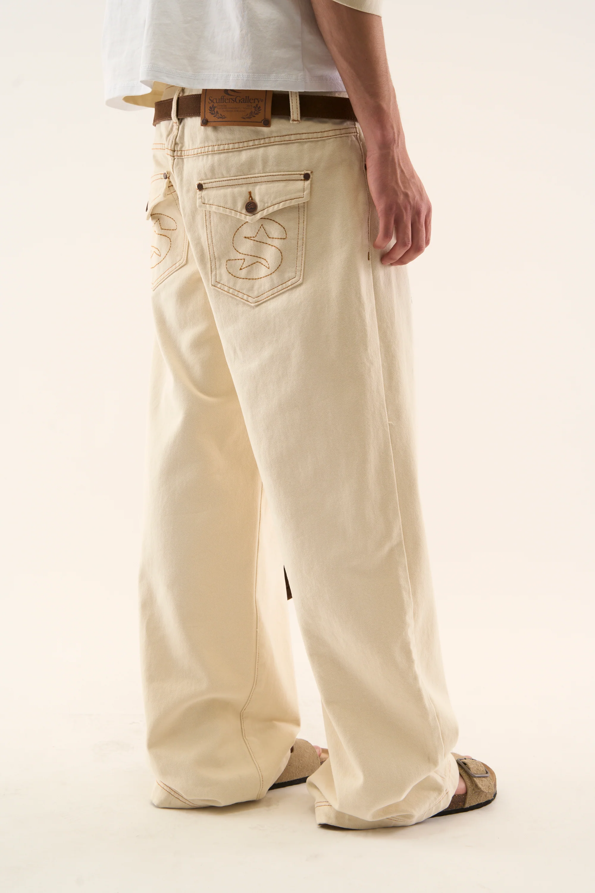Carrie Ecru Pants - Image 4