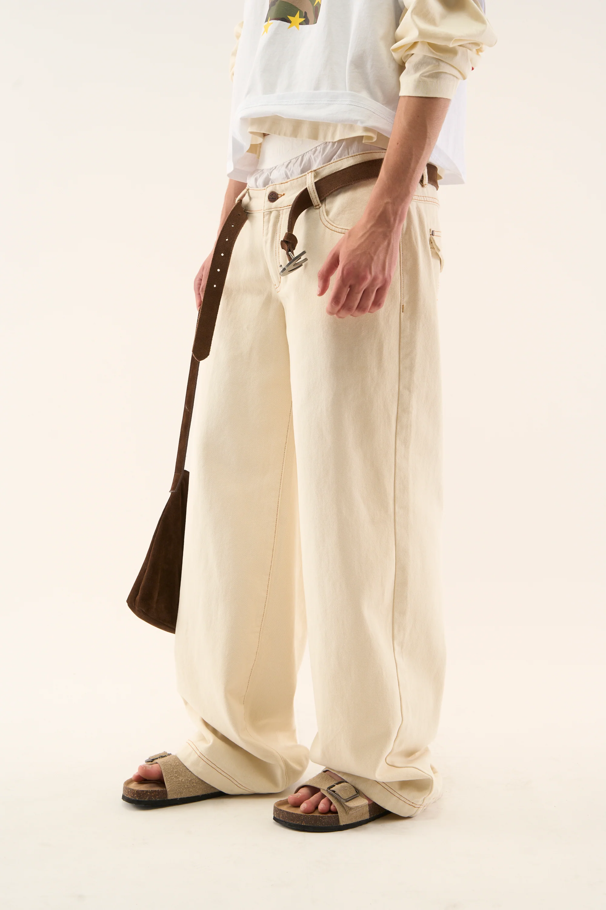 Carrie Ecru Pants - Image 6