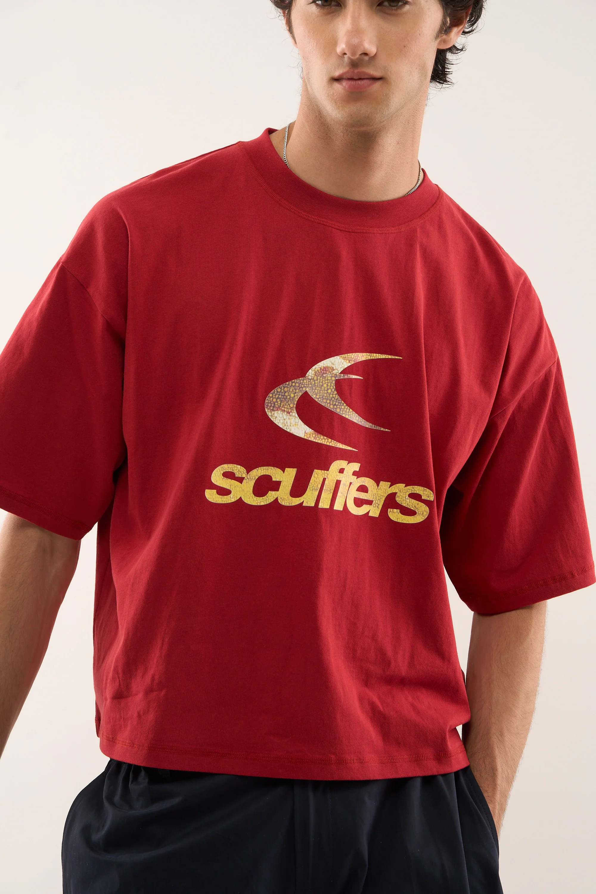 Chameleon Dark Red T-Shirt - Image 6