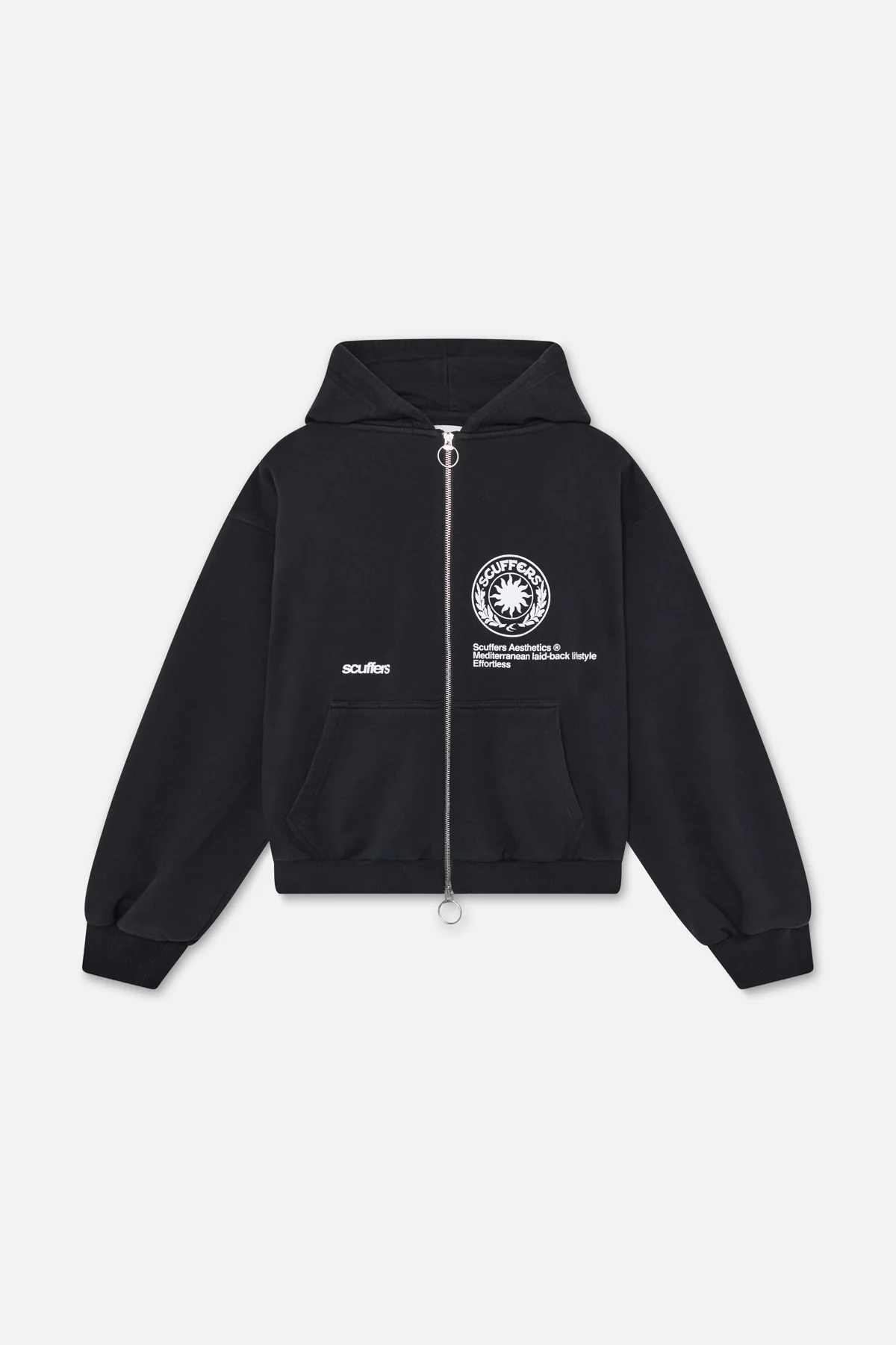 Champ Black Zipped Hoodie - Image 3