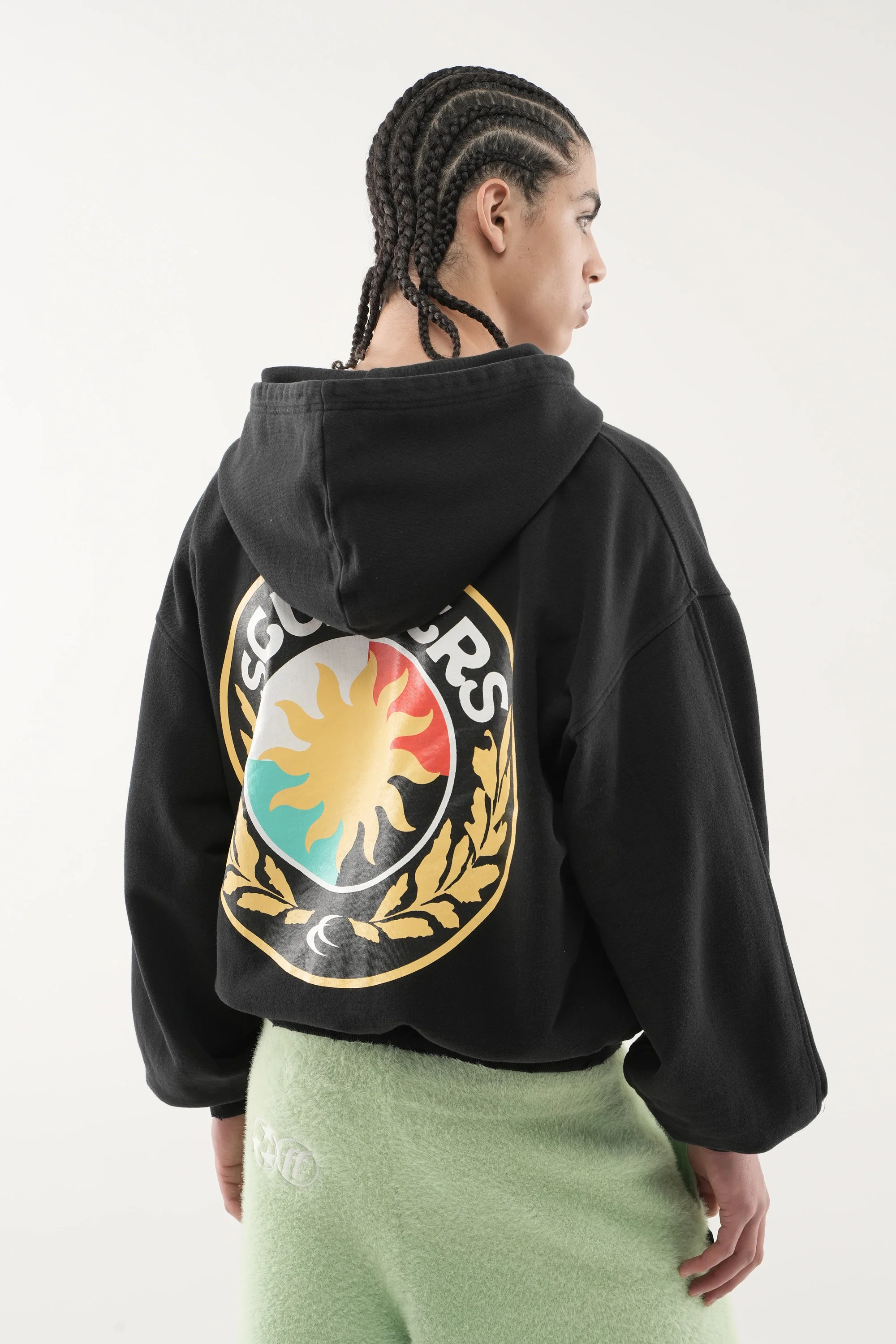 Champ Black Zipped Hoodie - Image 4