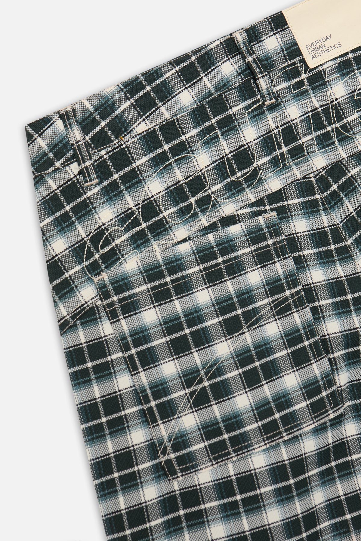 Checkered Green Jorts - Image 9