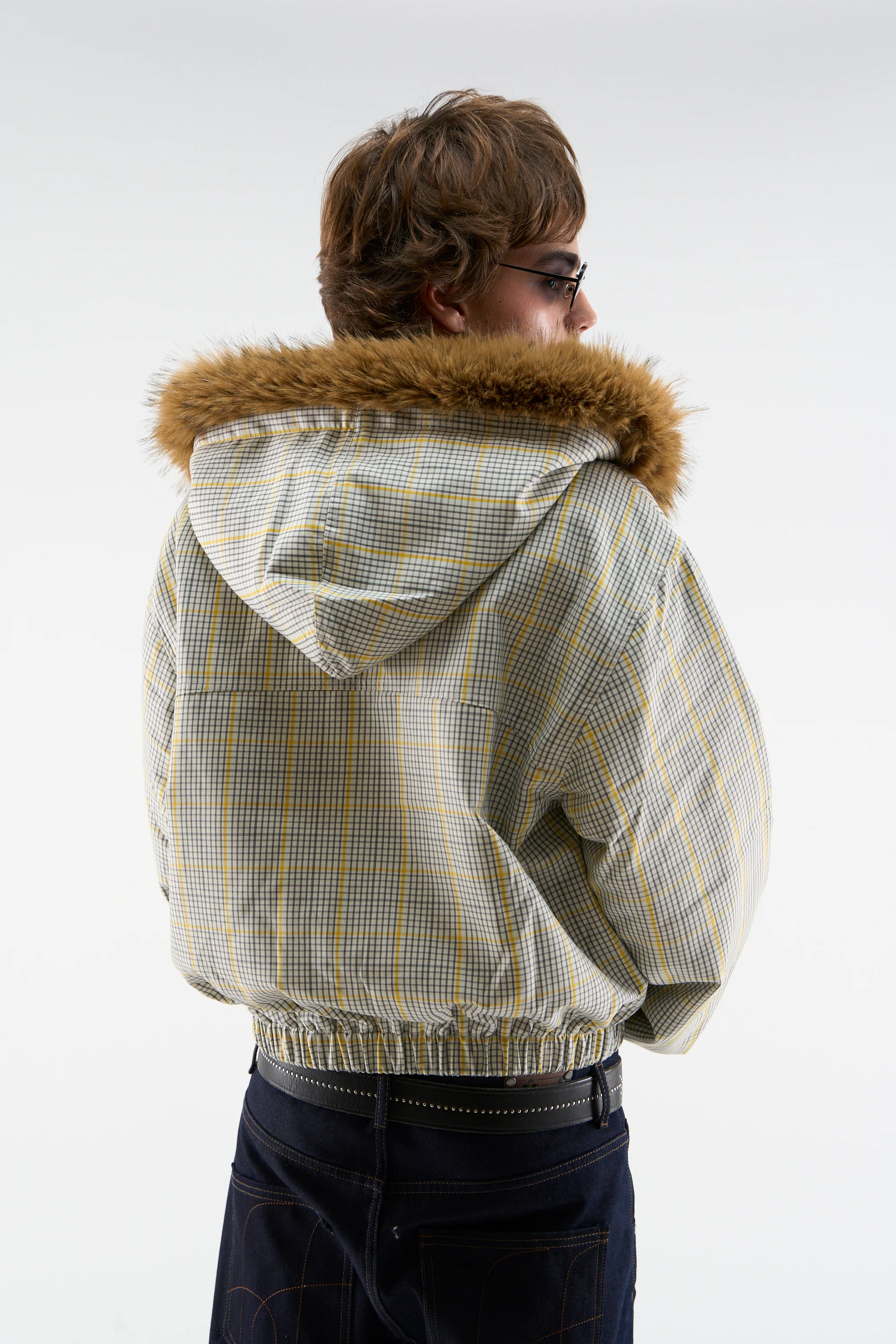 Checkered Work Jacket - Image 3