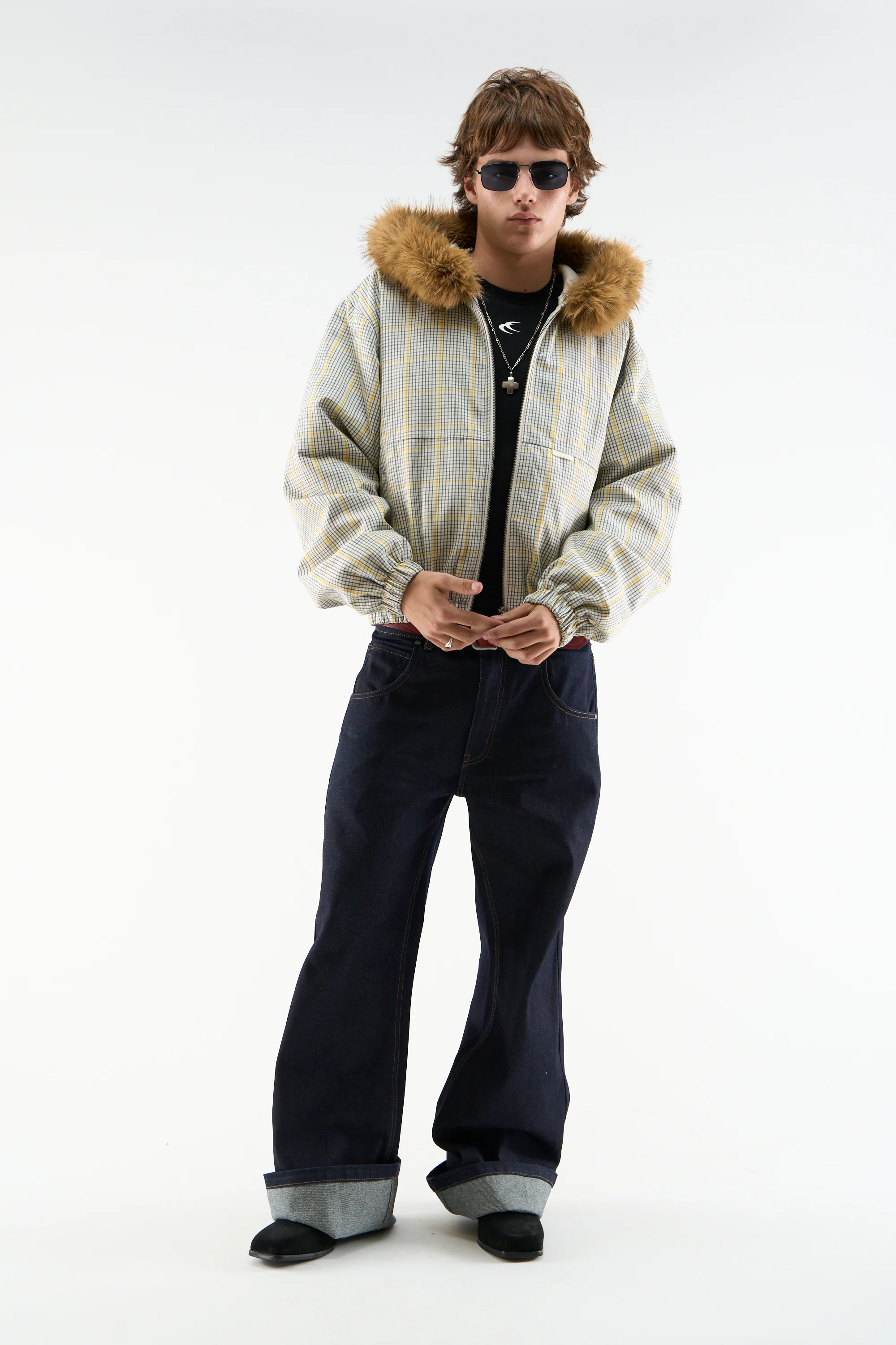 Checkered Work Jacket - Image 5