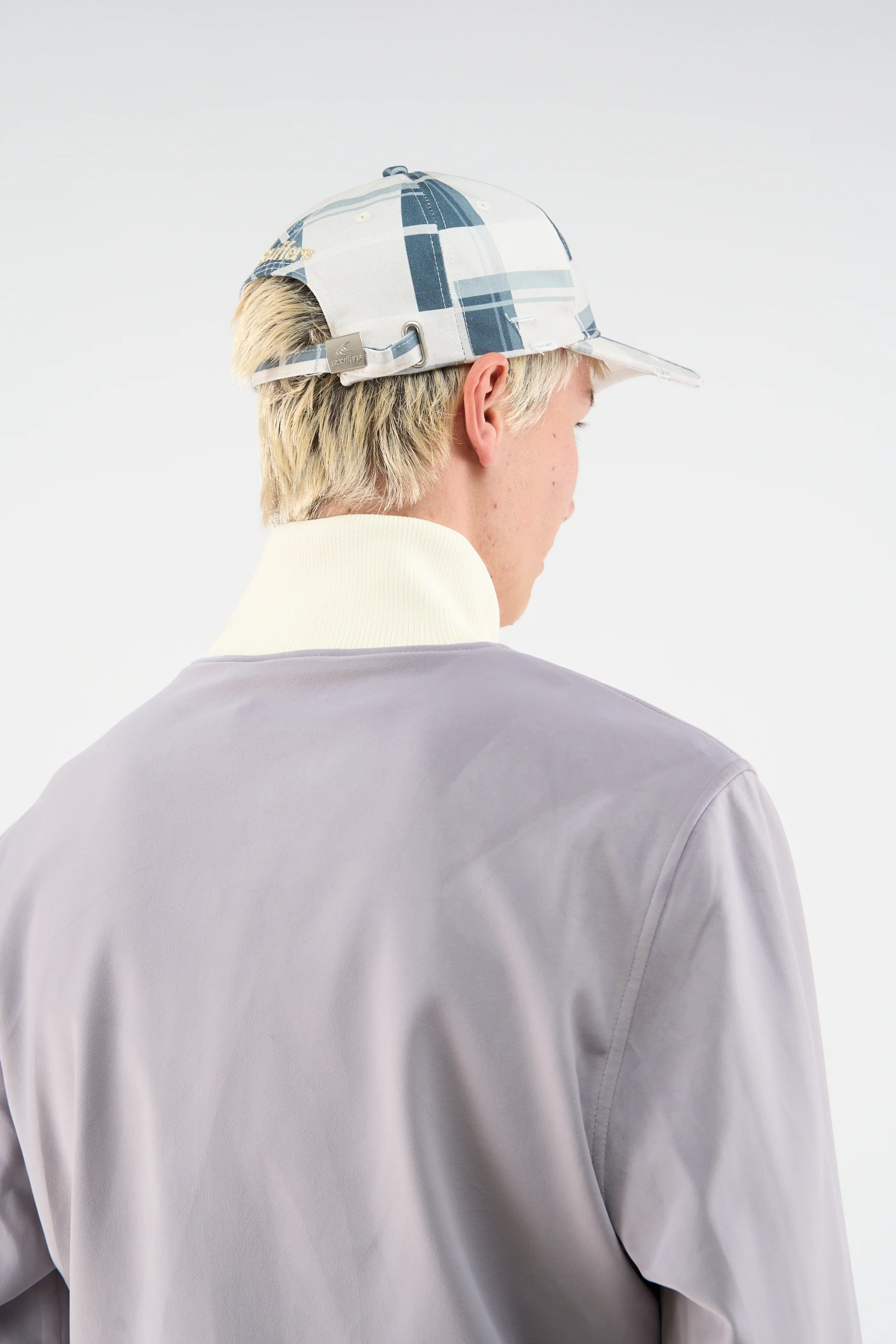 Checks Blue Cap - Image 4