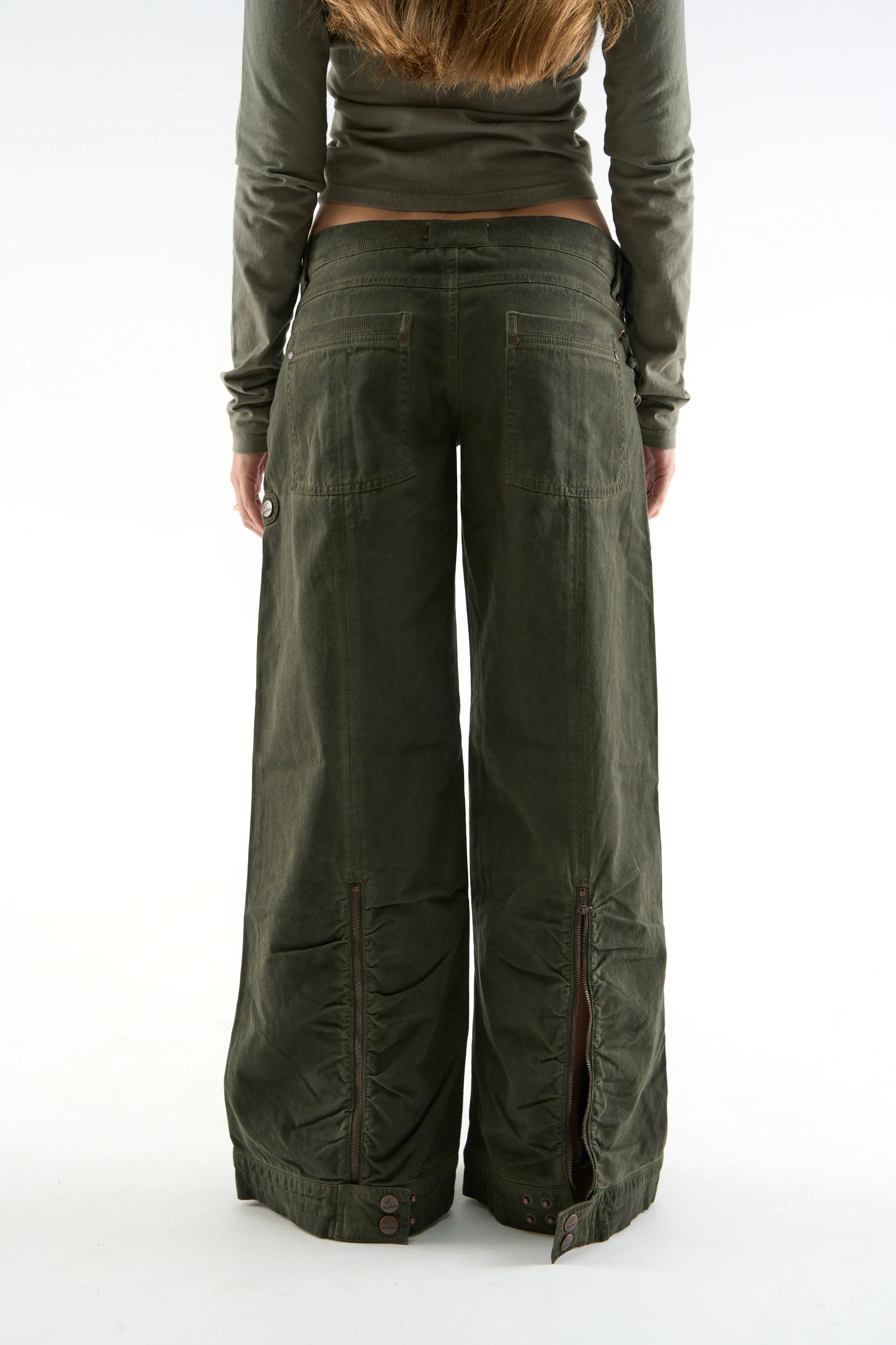 City Dusty Green Pants - Image 3