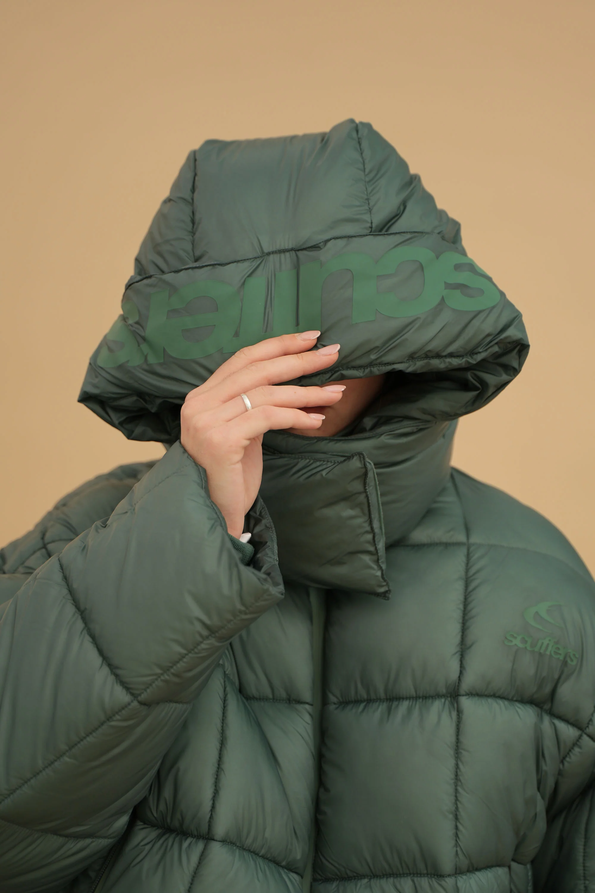 City Forest Green Puffer - Image 2