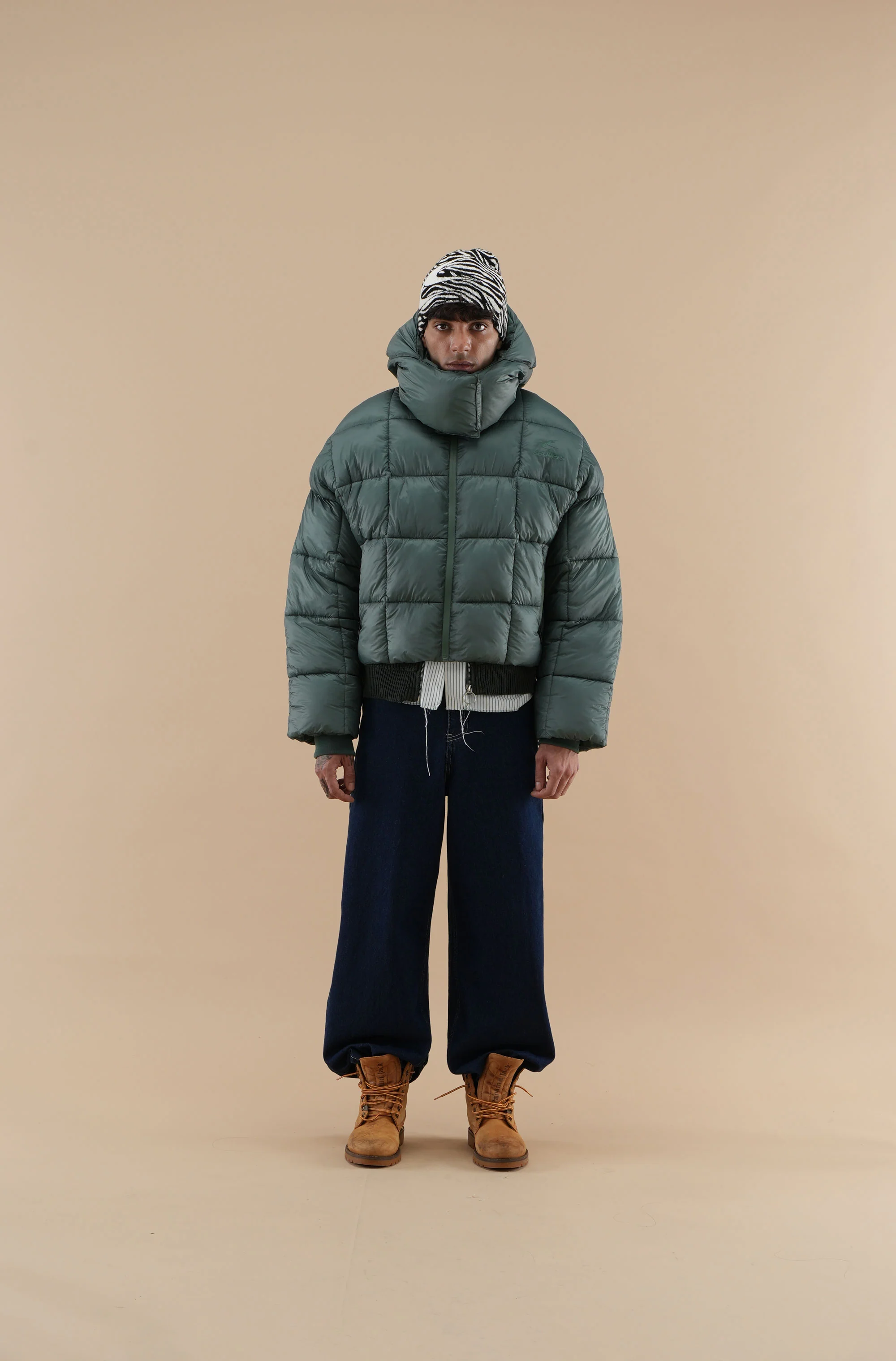 City Forest Green Puffer - Image 4