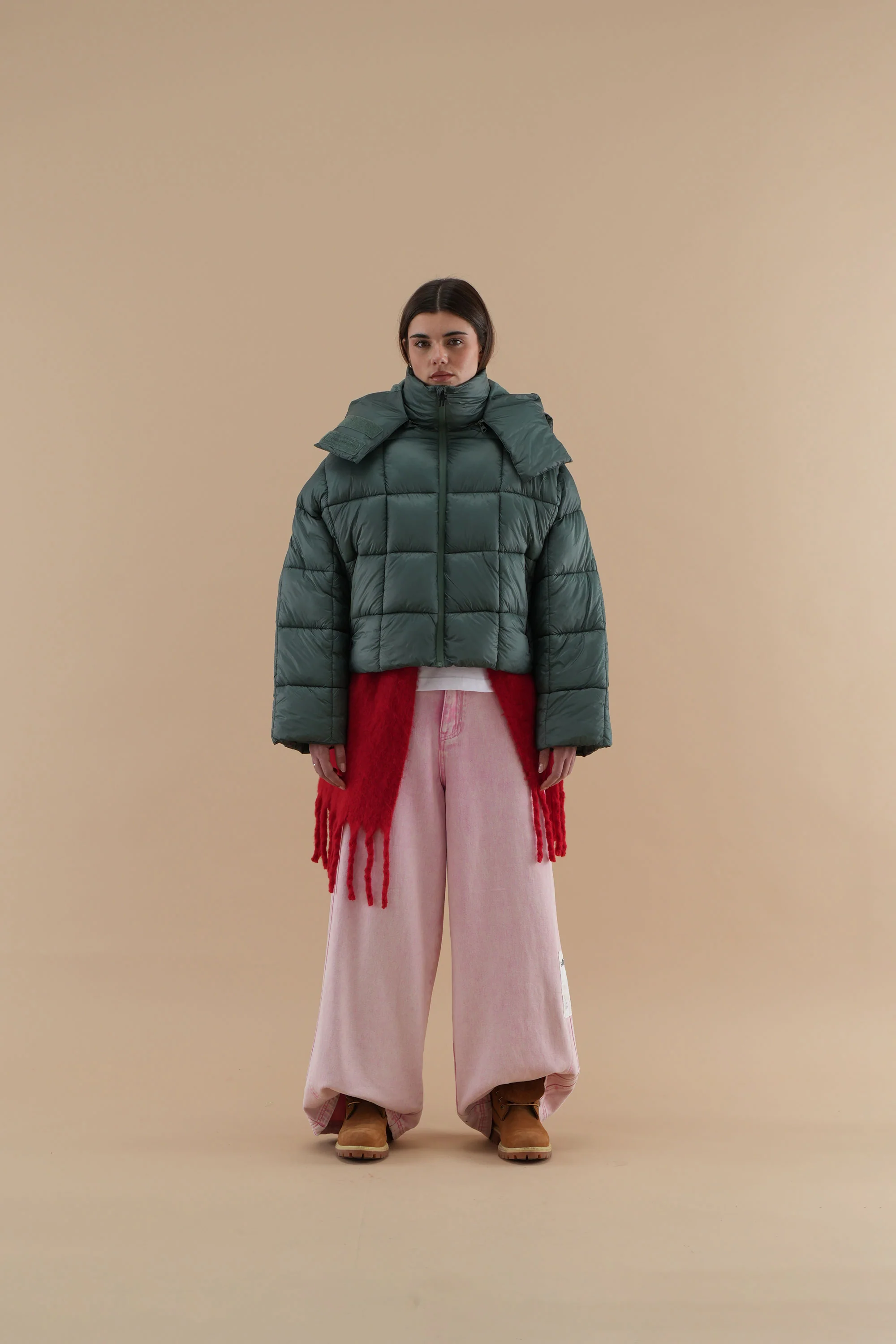 City Forest Green Puffer - Image 6