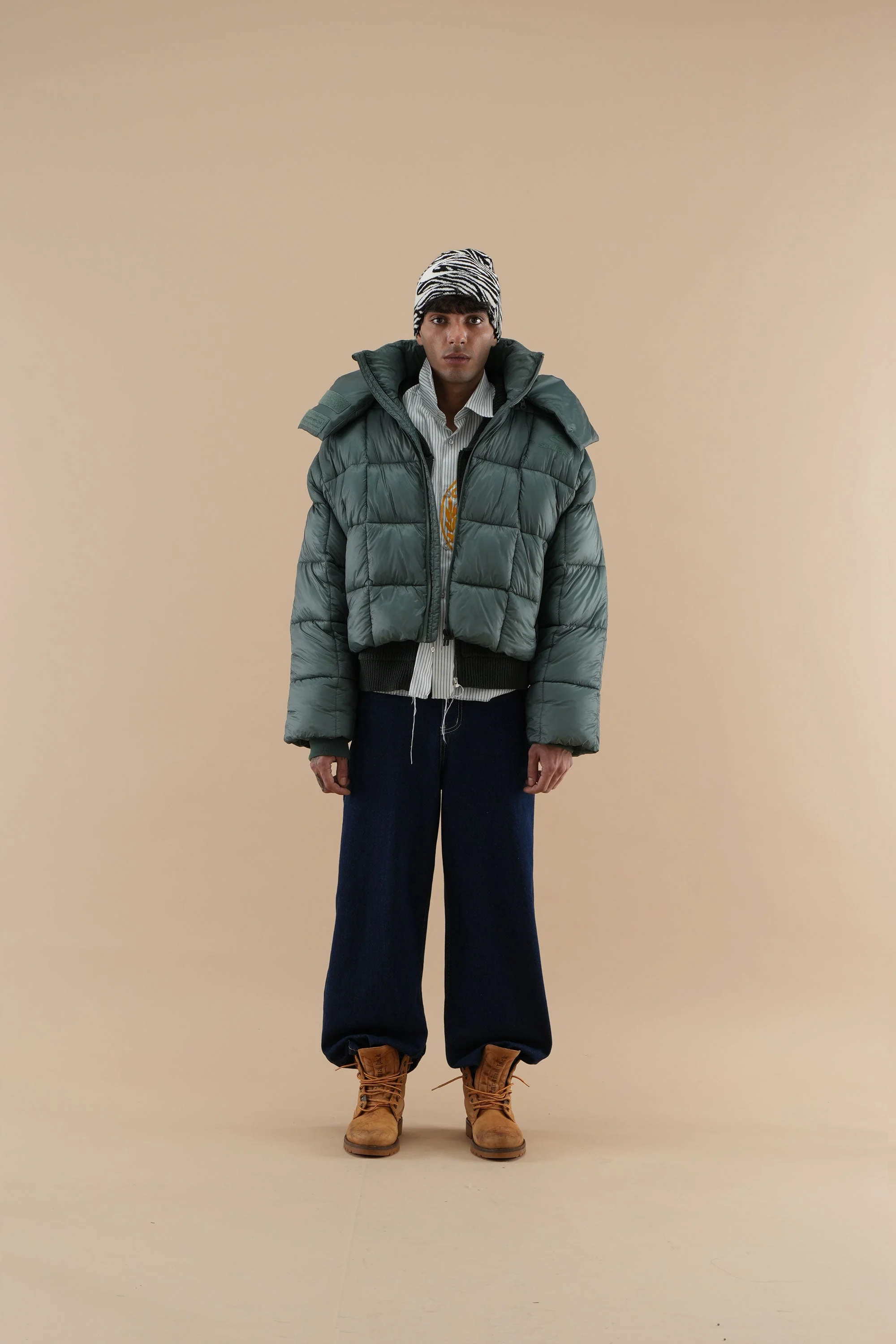 City Forest Green Puffer - Image 8
