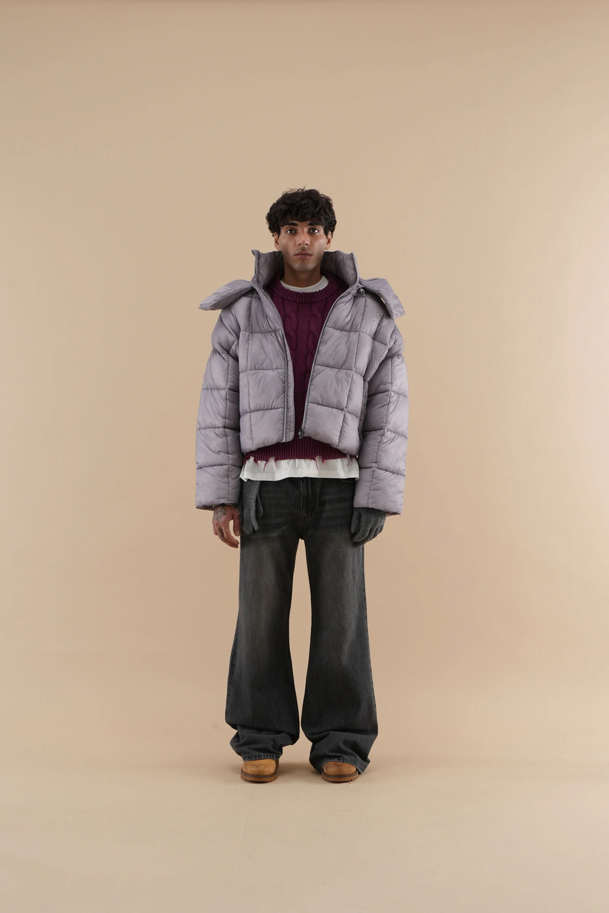 City Light Grey Puffer - Image 4