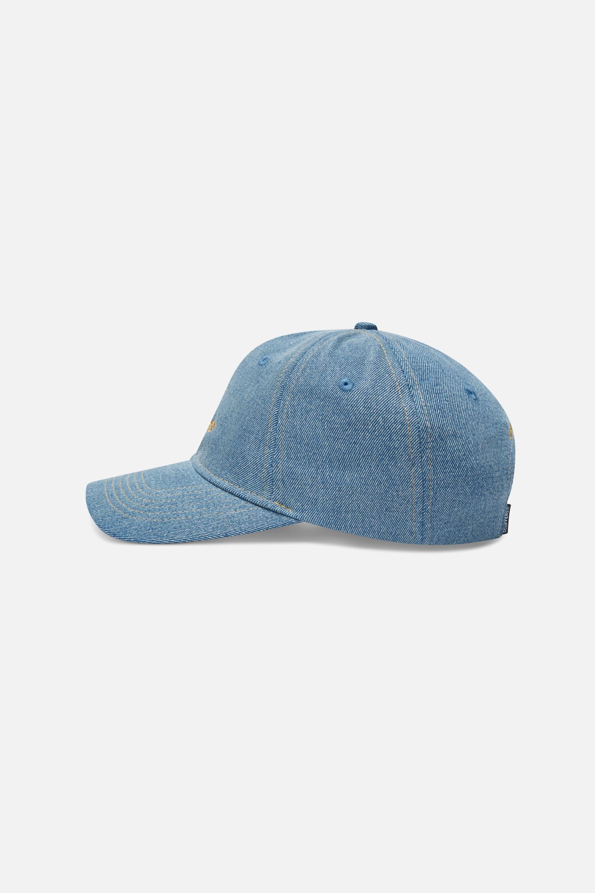 Classic Light Blue Denim Cap - Image 2