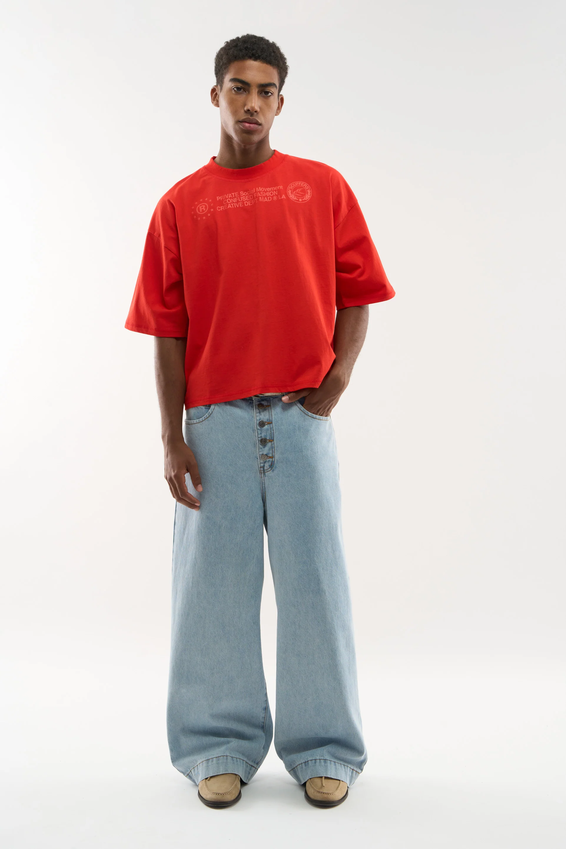 Confused Red T-Shirt - Image 2