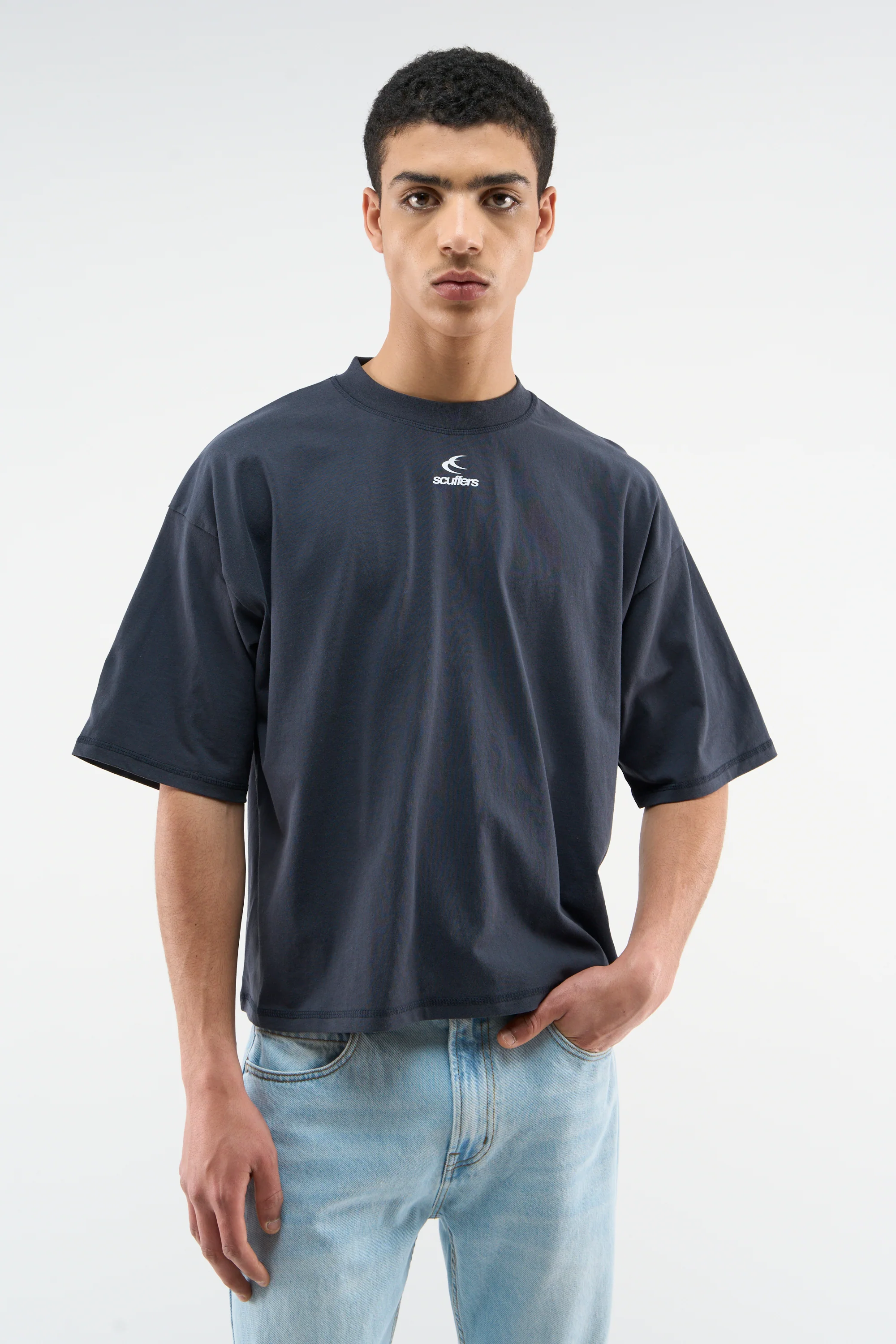 Costa Navy T-Shirt - Image 4