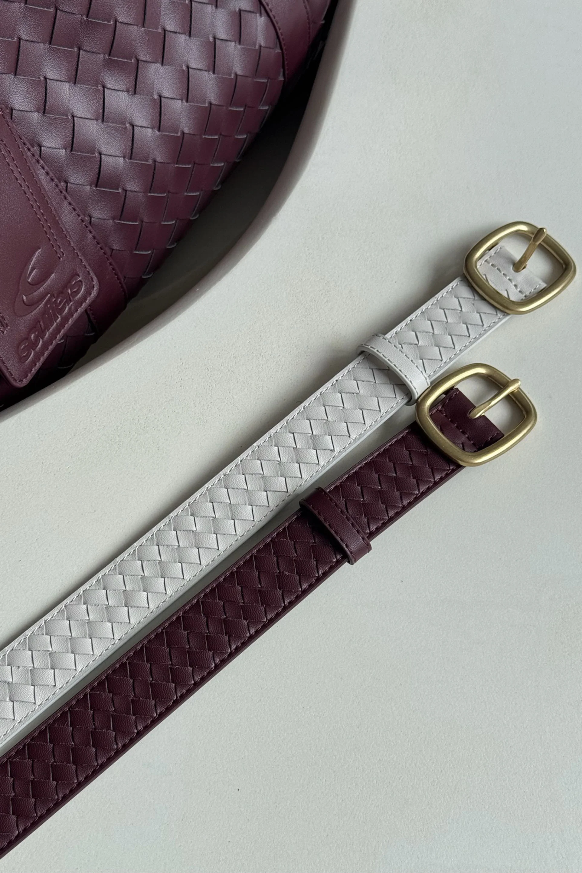 Country Burgundy Belt - Image 5
