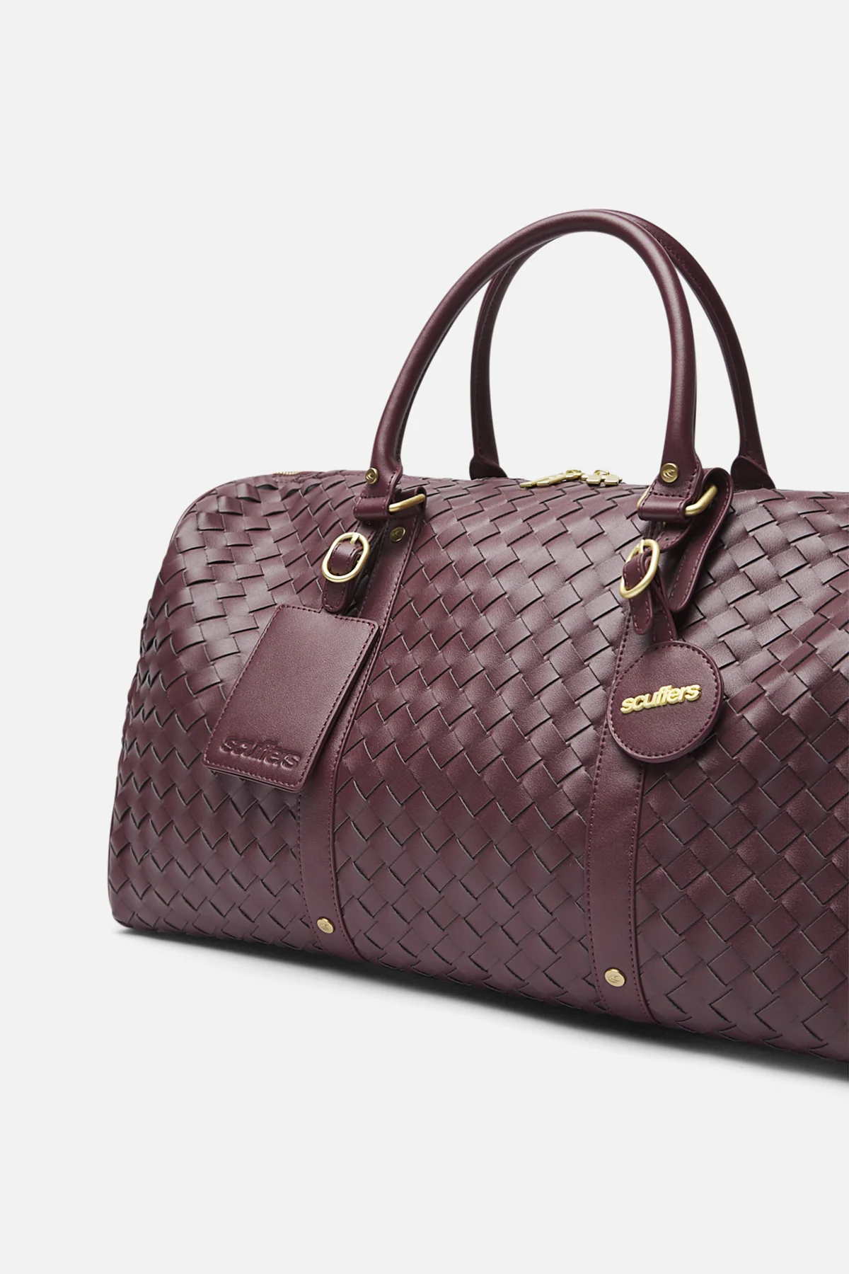 Country Burgundy Duffle Bag - Image 5