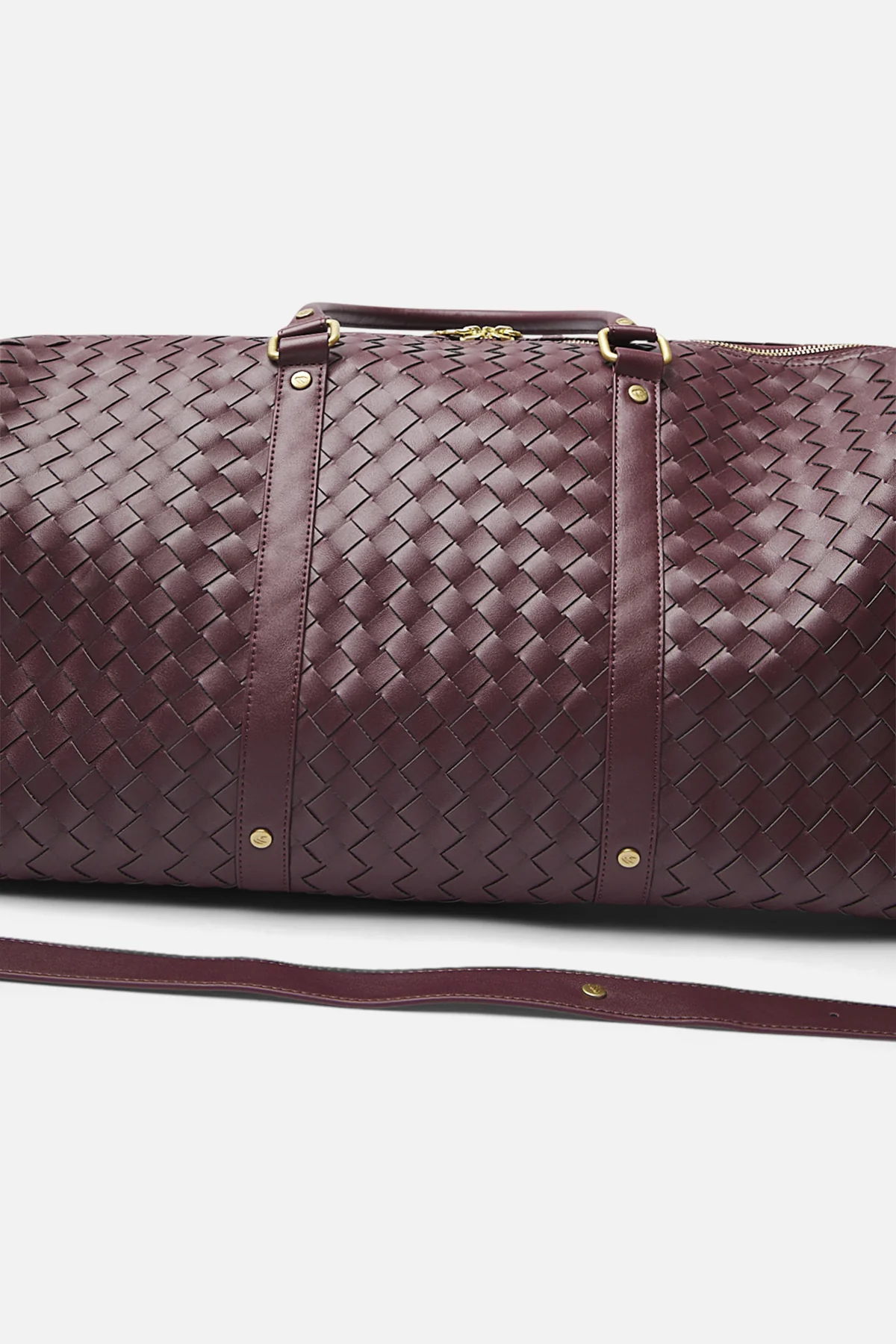 Country Burgundy Duffle Bag - Image 7