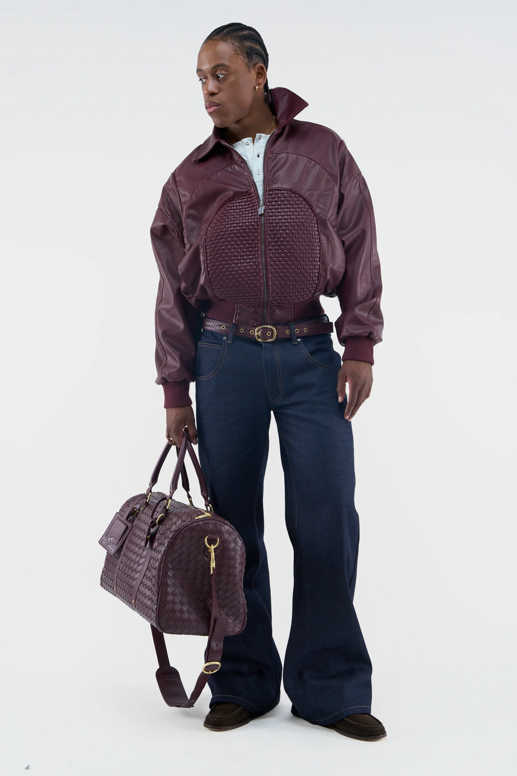 Country Burgundy Jacket - Image 2