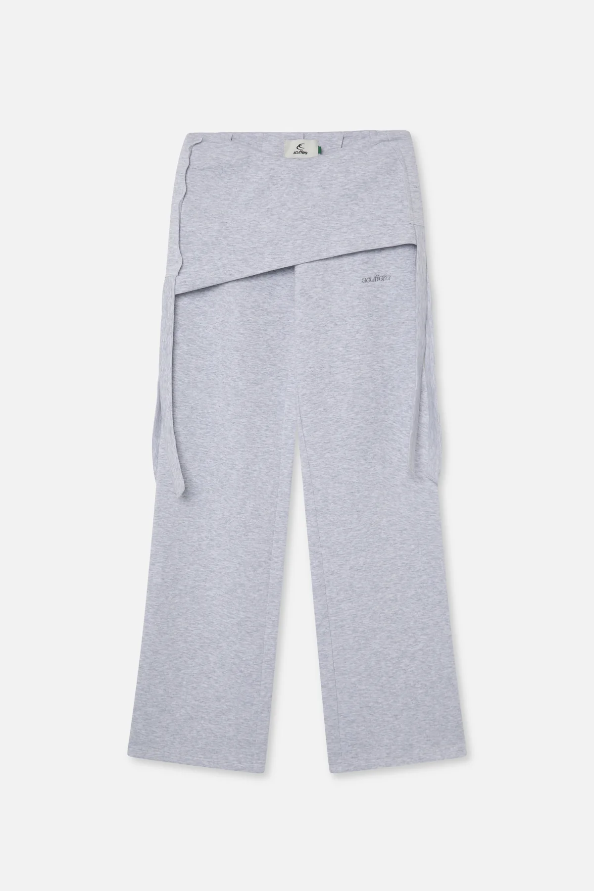Cozy Grey Melange Pants - Image 9