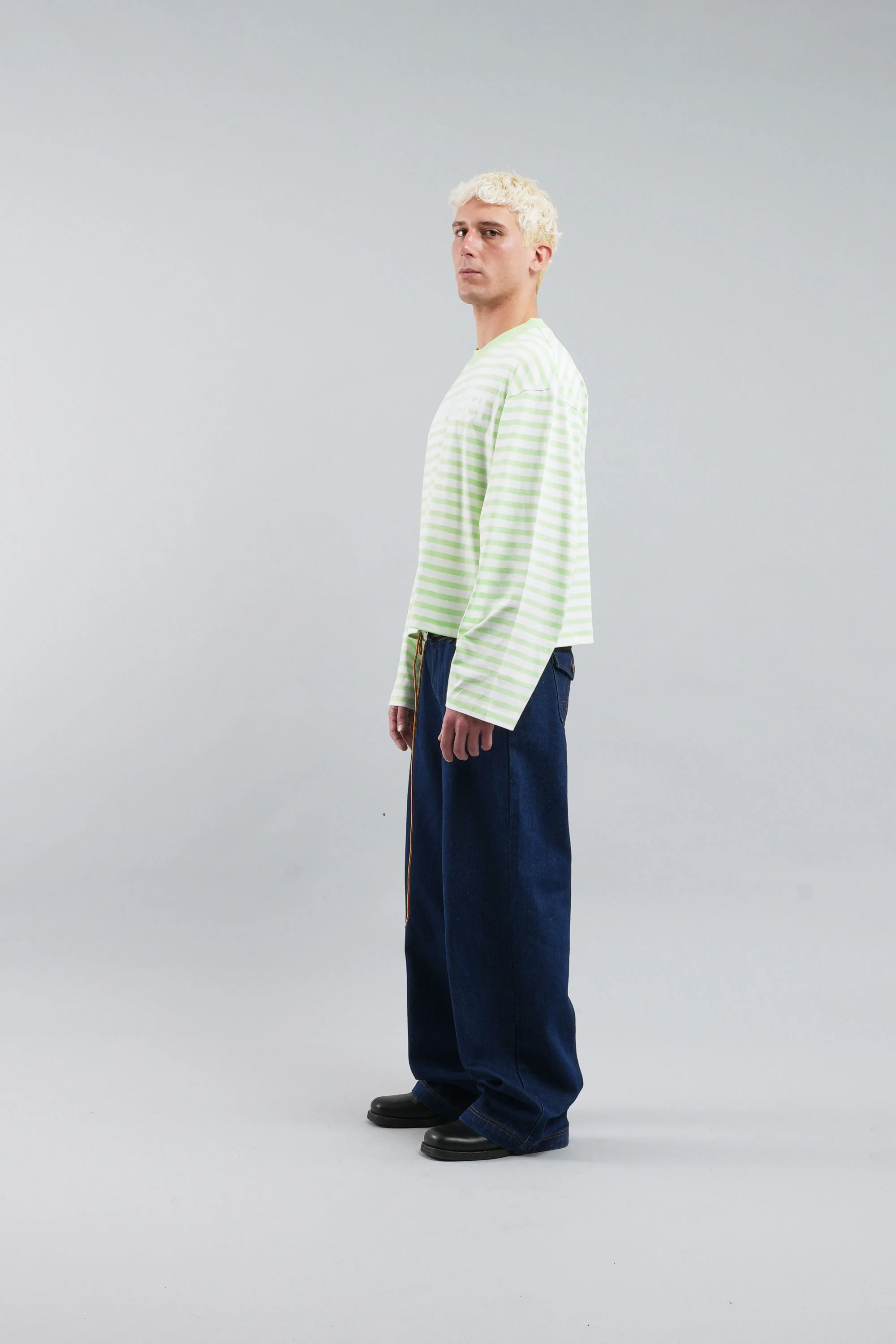 Curator Green & White Longsleeve - Image 5