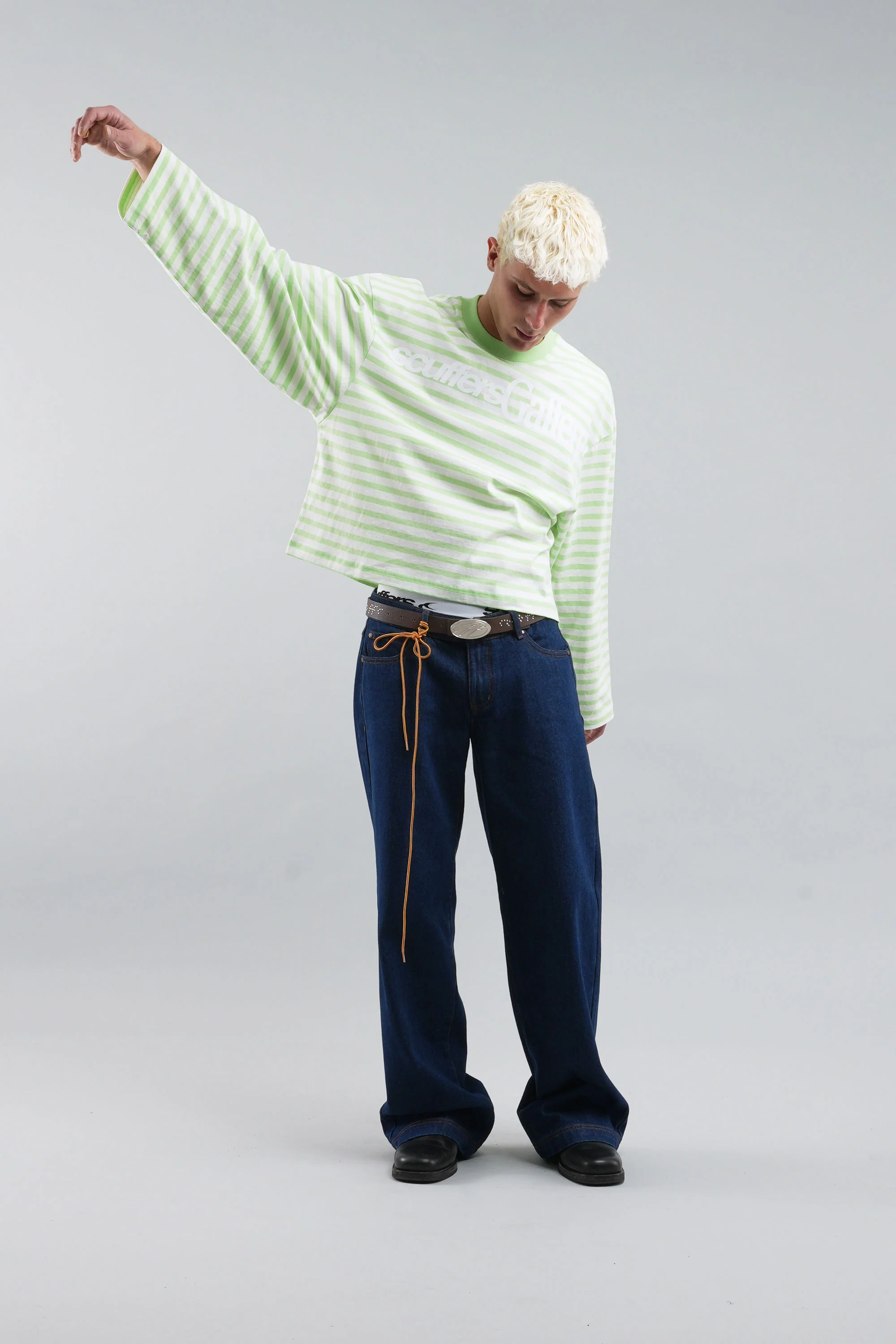 Curator Green & White Longsleeve - Image 6
