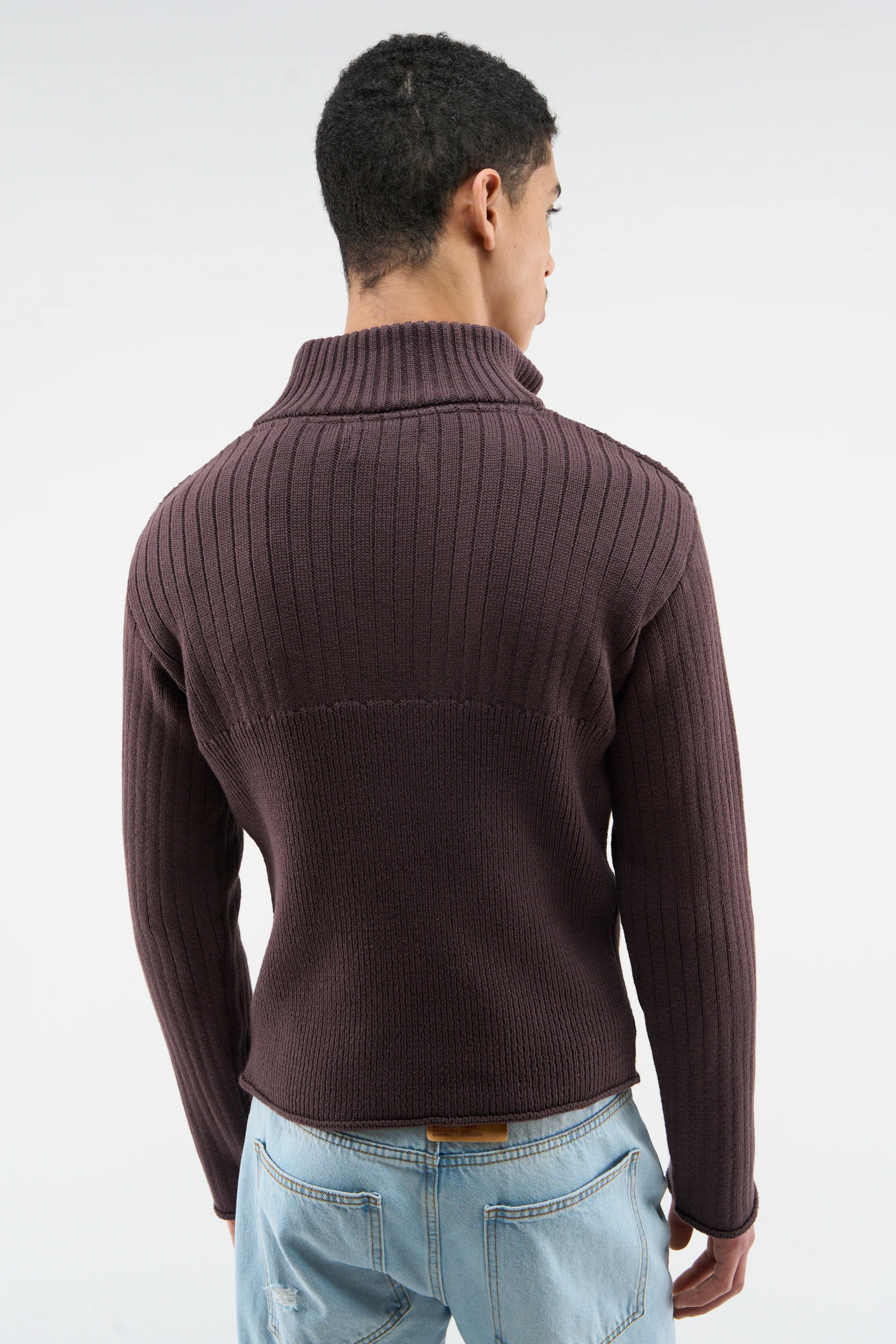 Date Burgundy Knit - Image 3