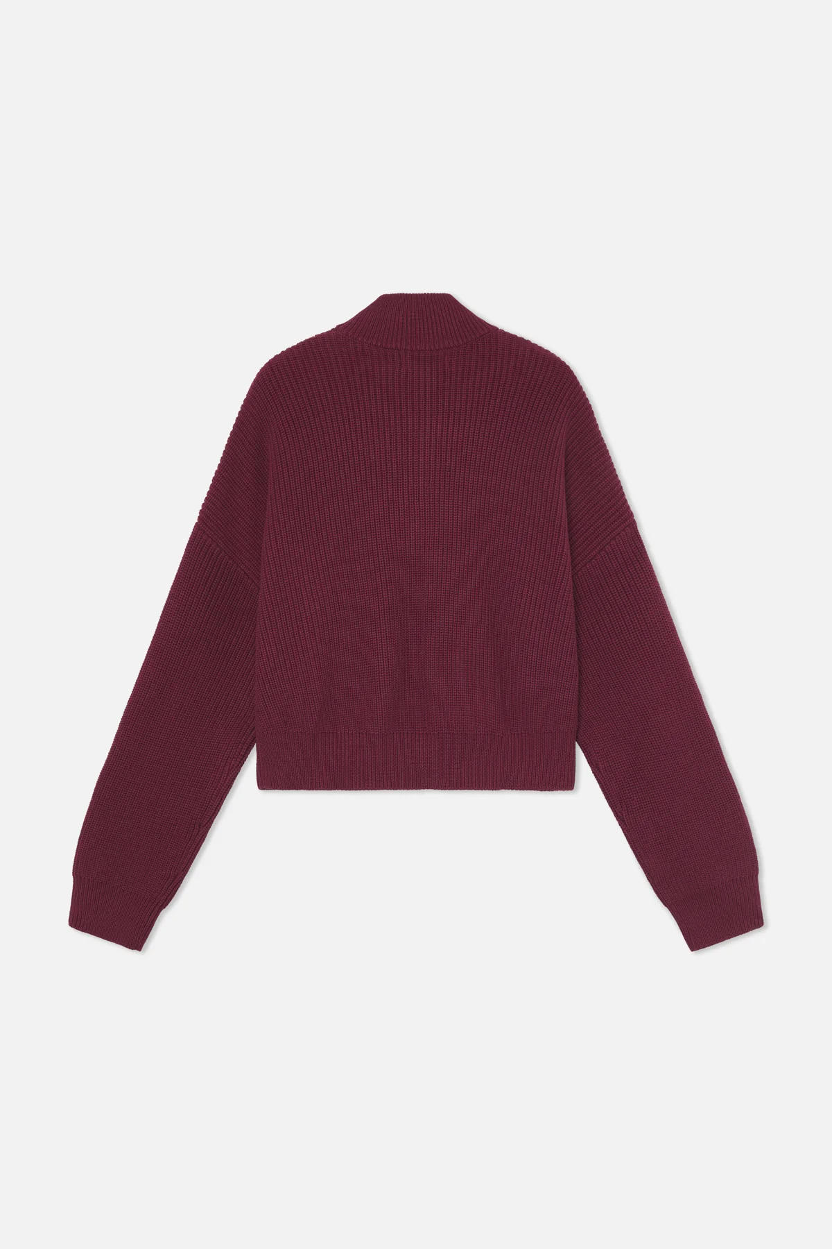 Delore Burgundy Knit Zipper - Image 6