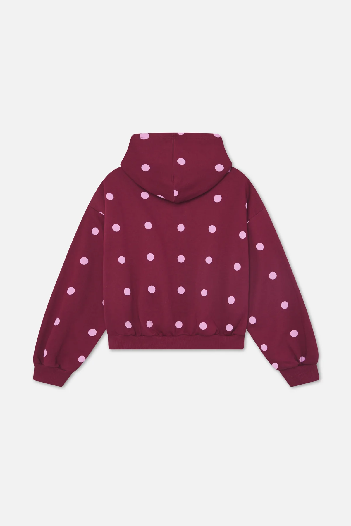 Dots Burgundy Zipper - Image 6