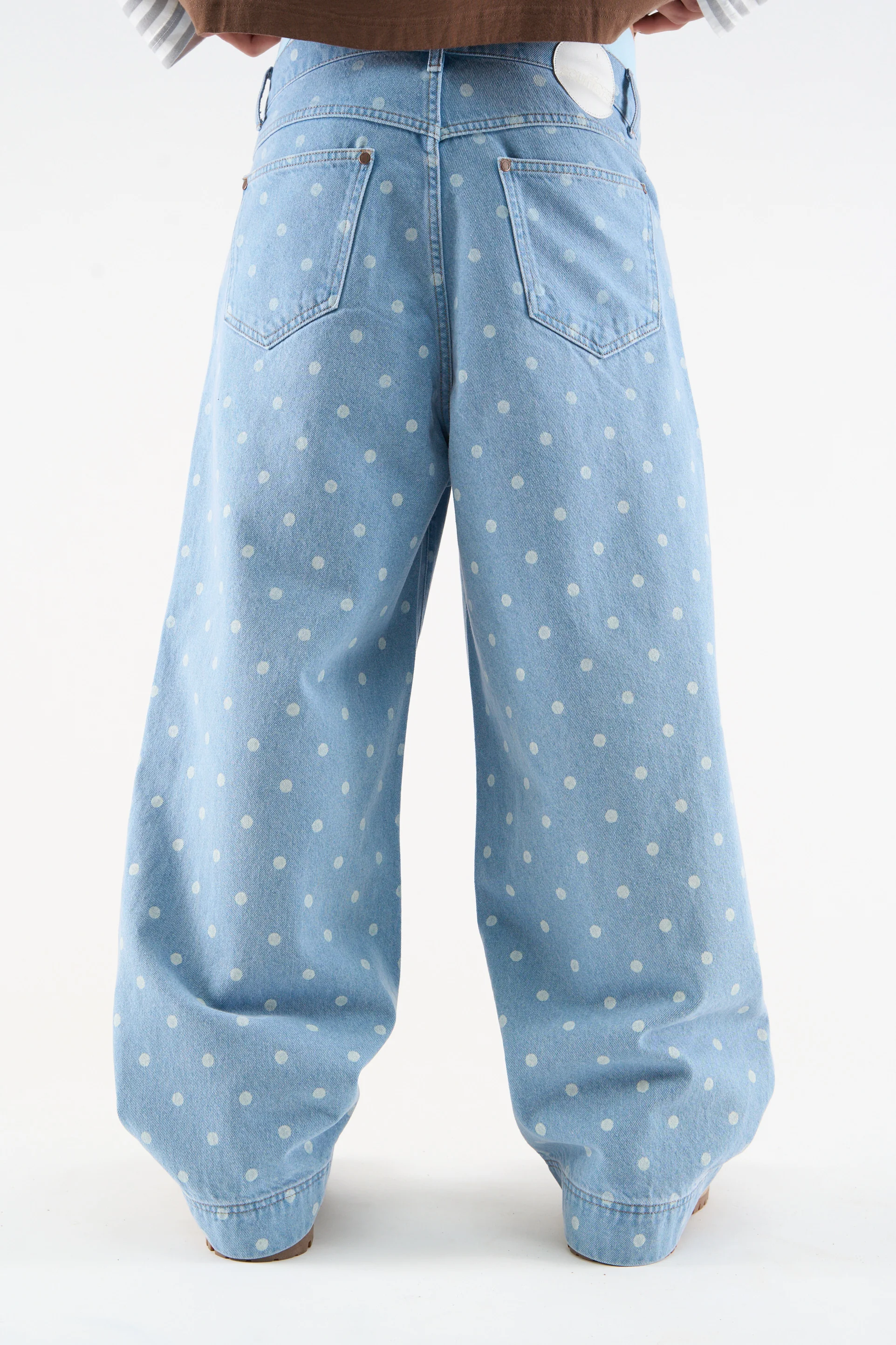 Dots Light Blue Pants - Image 4
